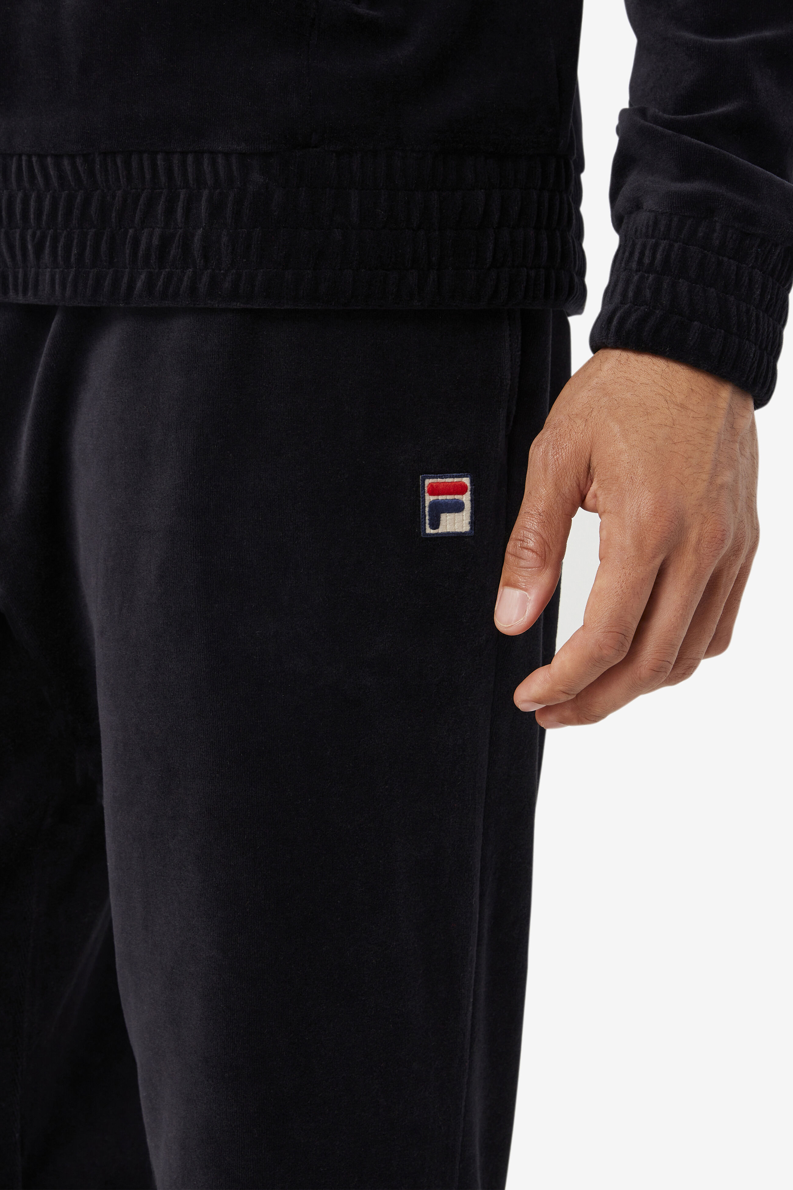 Fila velour pants mens on sale
