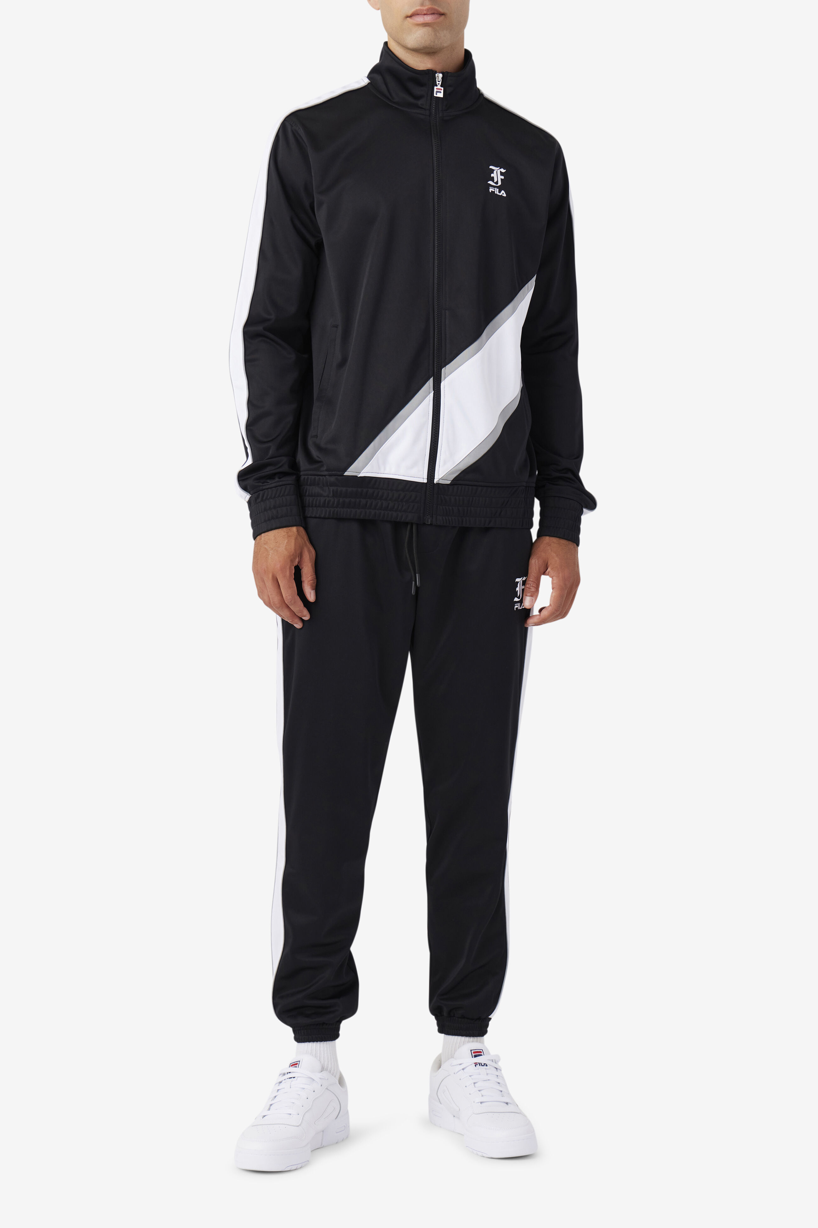 Runi Black And White Track Jacket | Fila