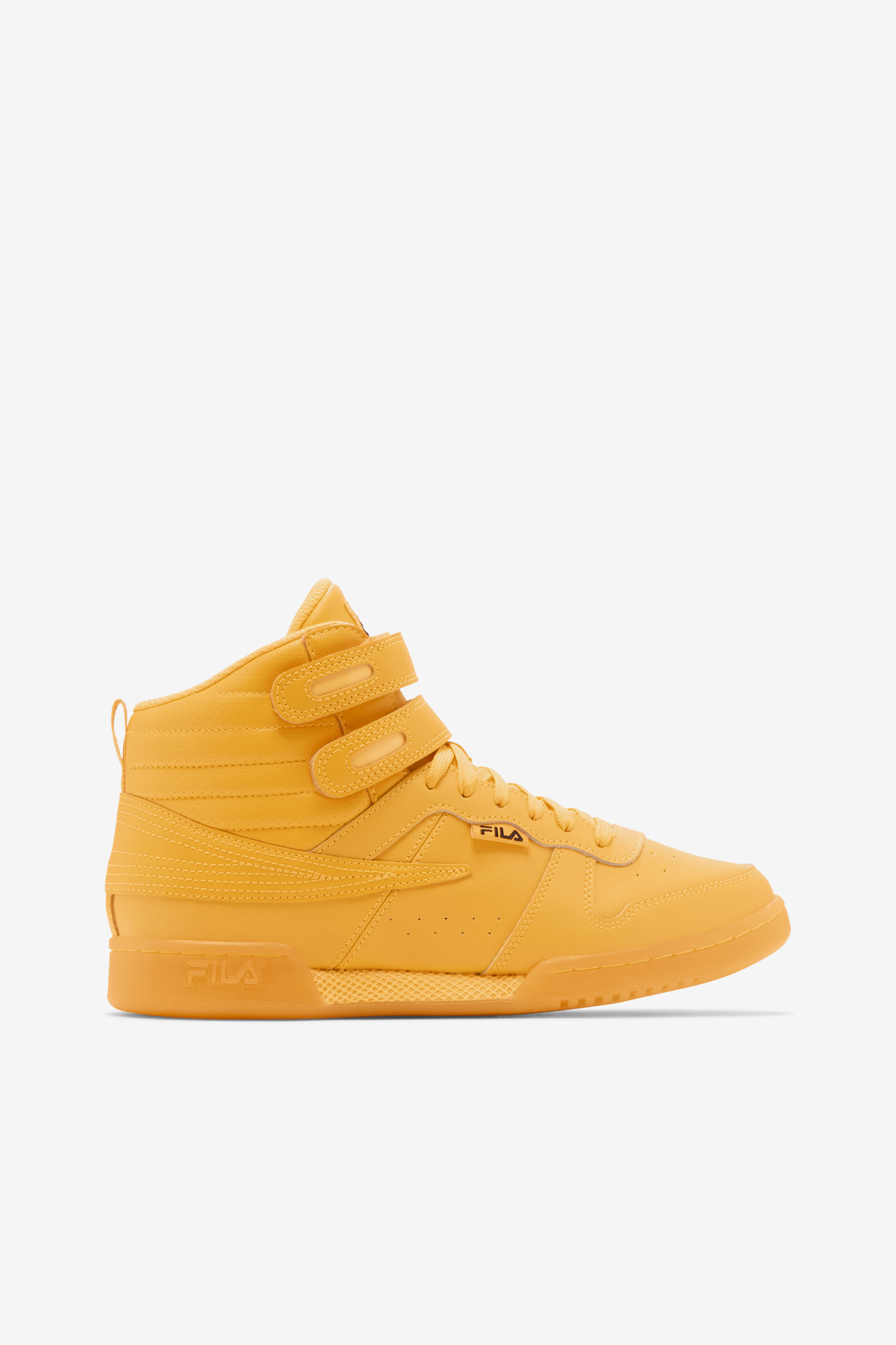 Yellow fila clearance high tops