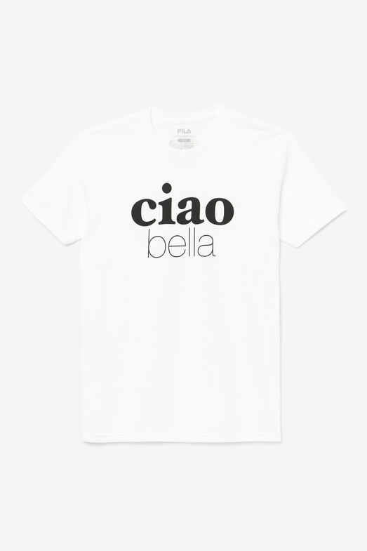 W CIAO BELLA TEE/WHITE/Large