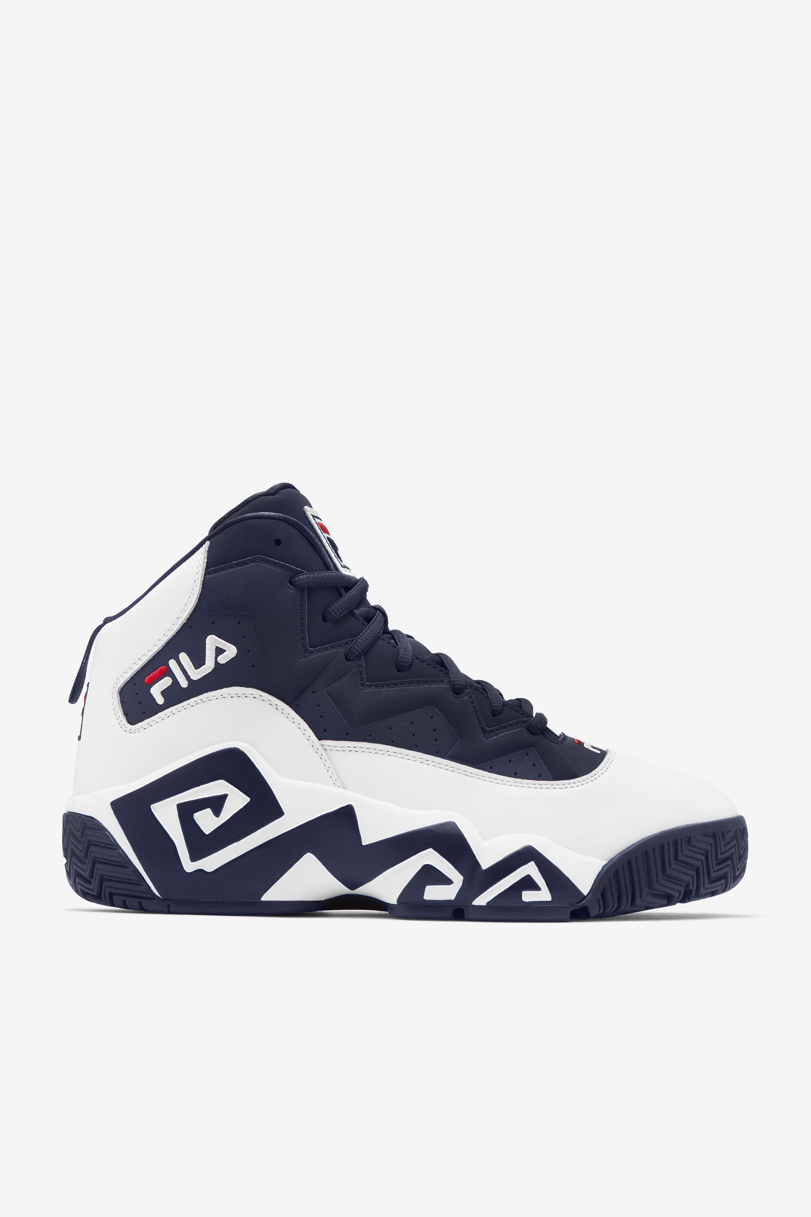 Mb Men s Blue And White Basketball Shoes Fila