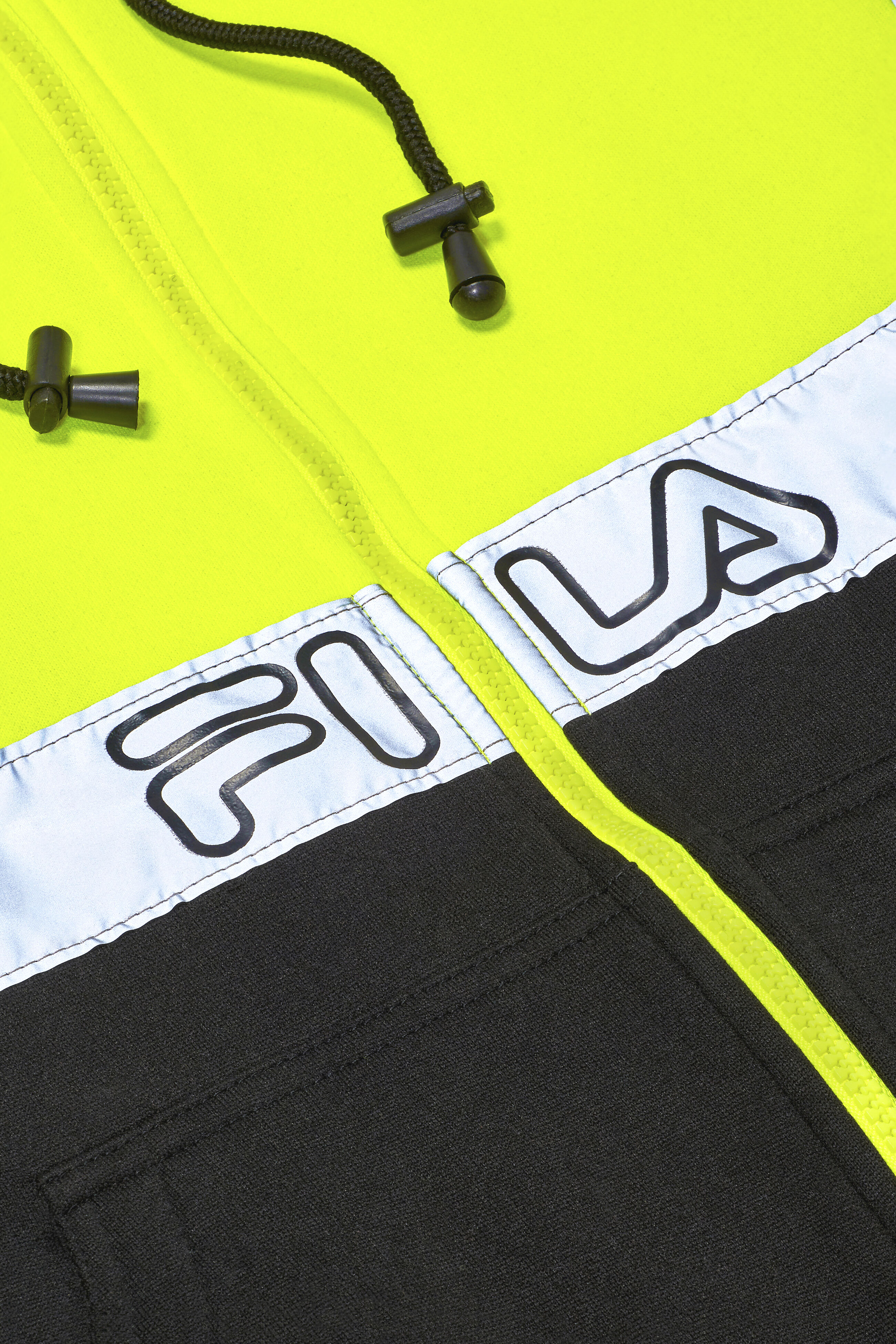Fila neon hoodie new arrivals