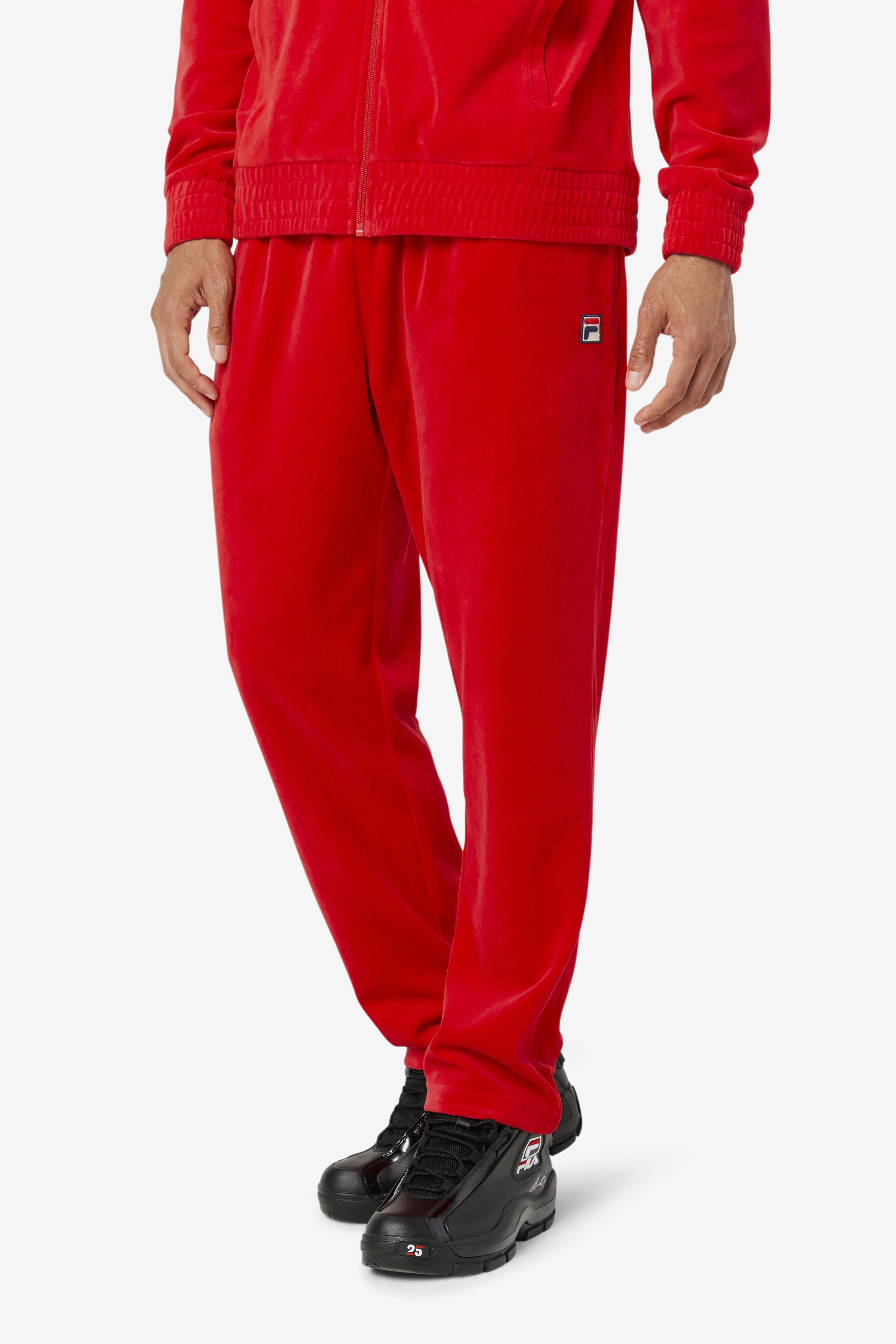 Velour fila pants best sale
