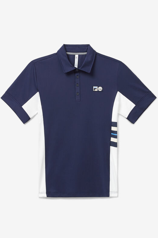 110 YEAR STRIPE POLO
