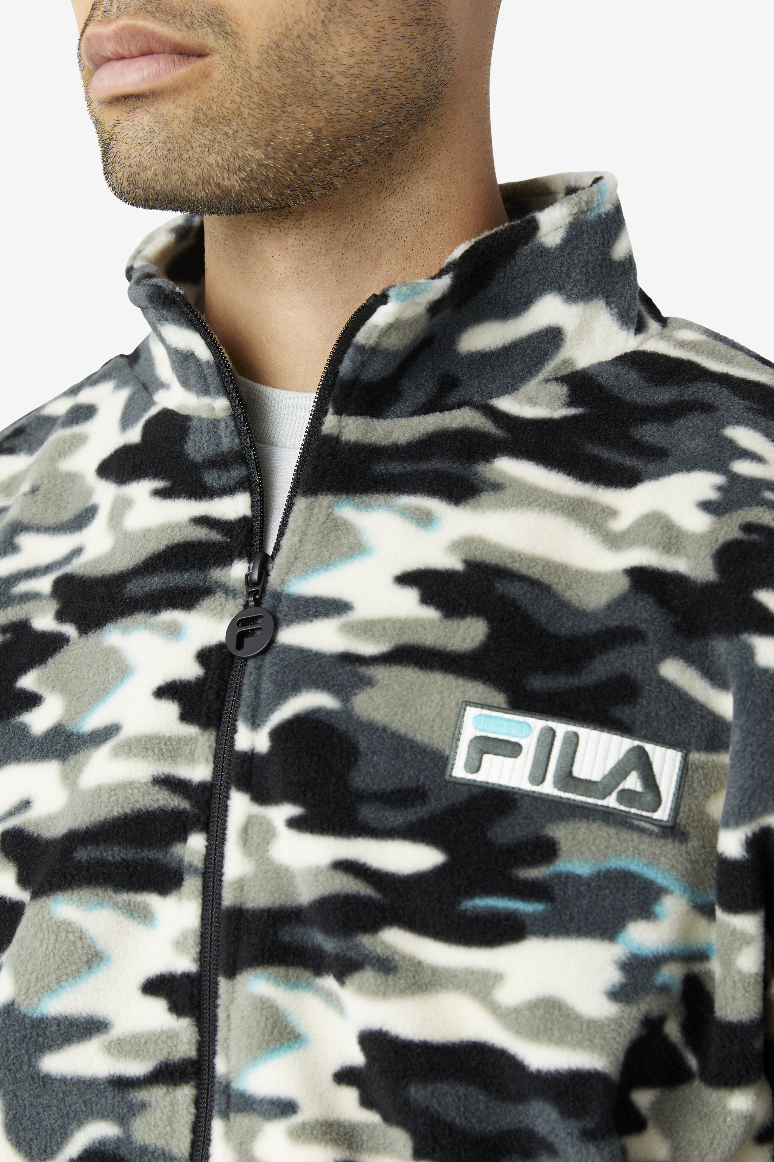Fila camo jacket discount