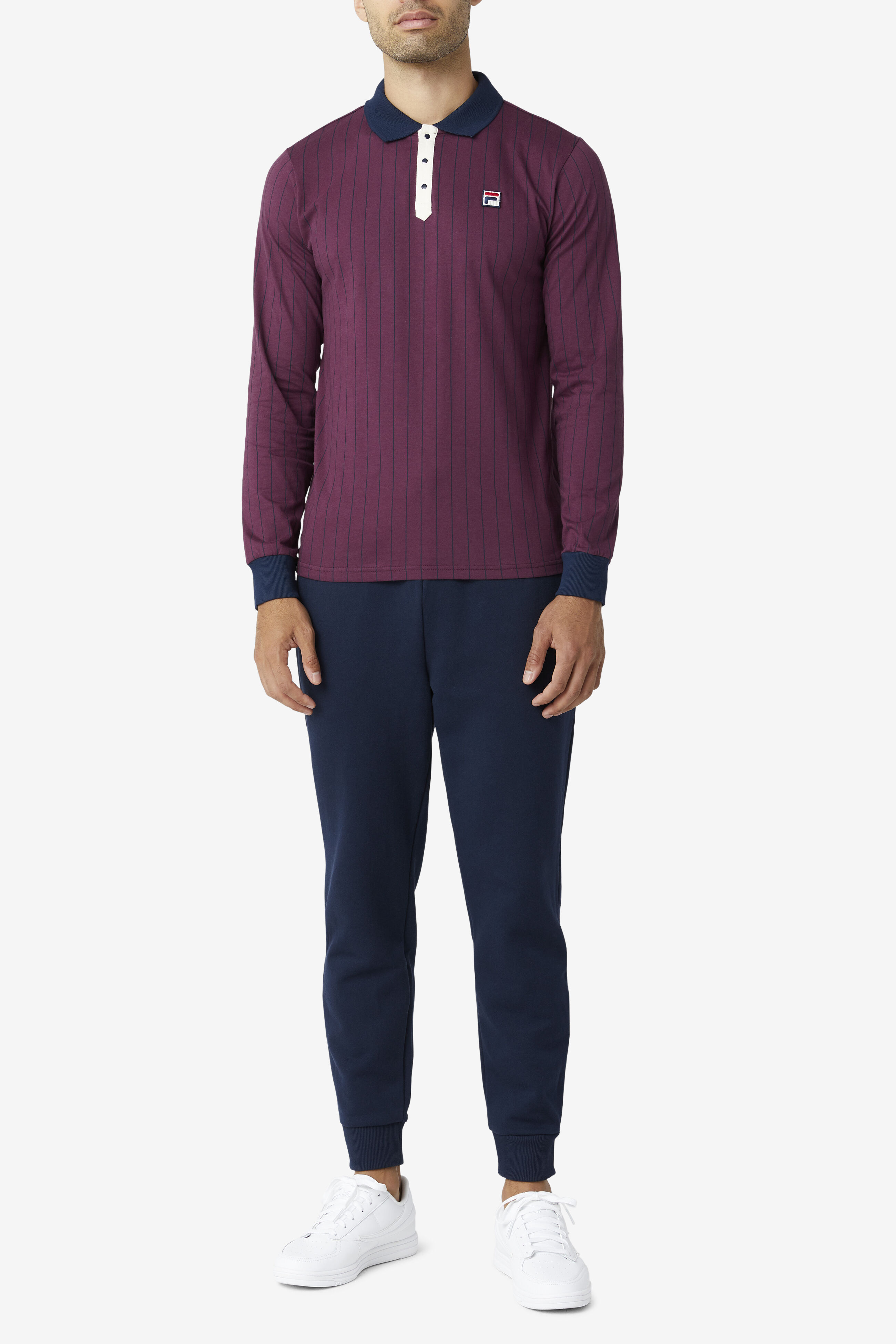 Fila burgundy shirt best sale