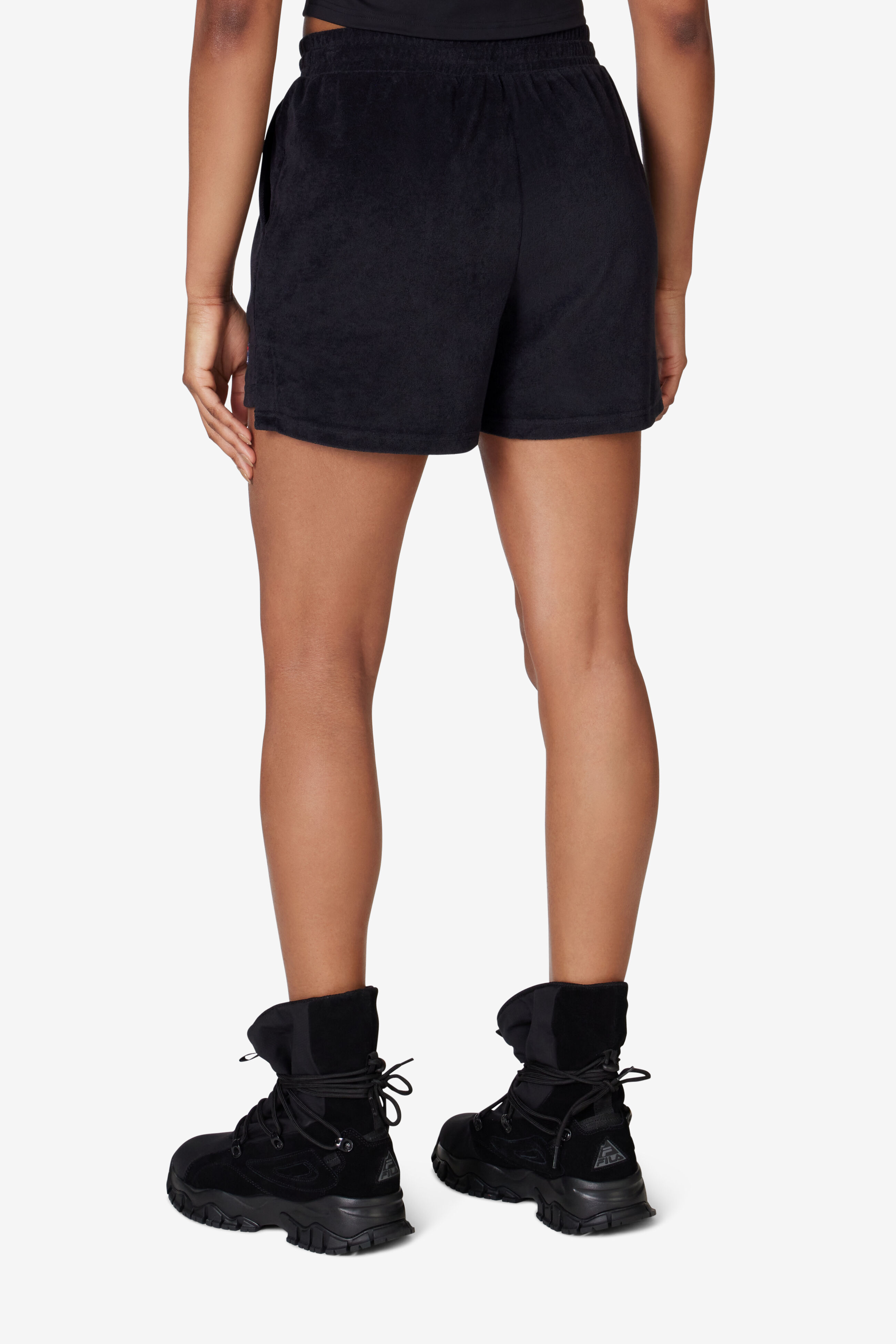 Fila velvet shorts sales