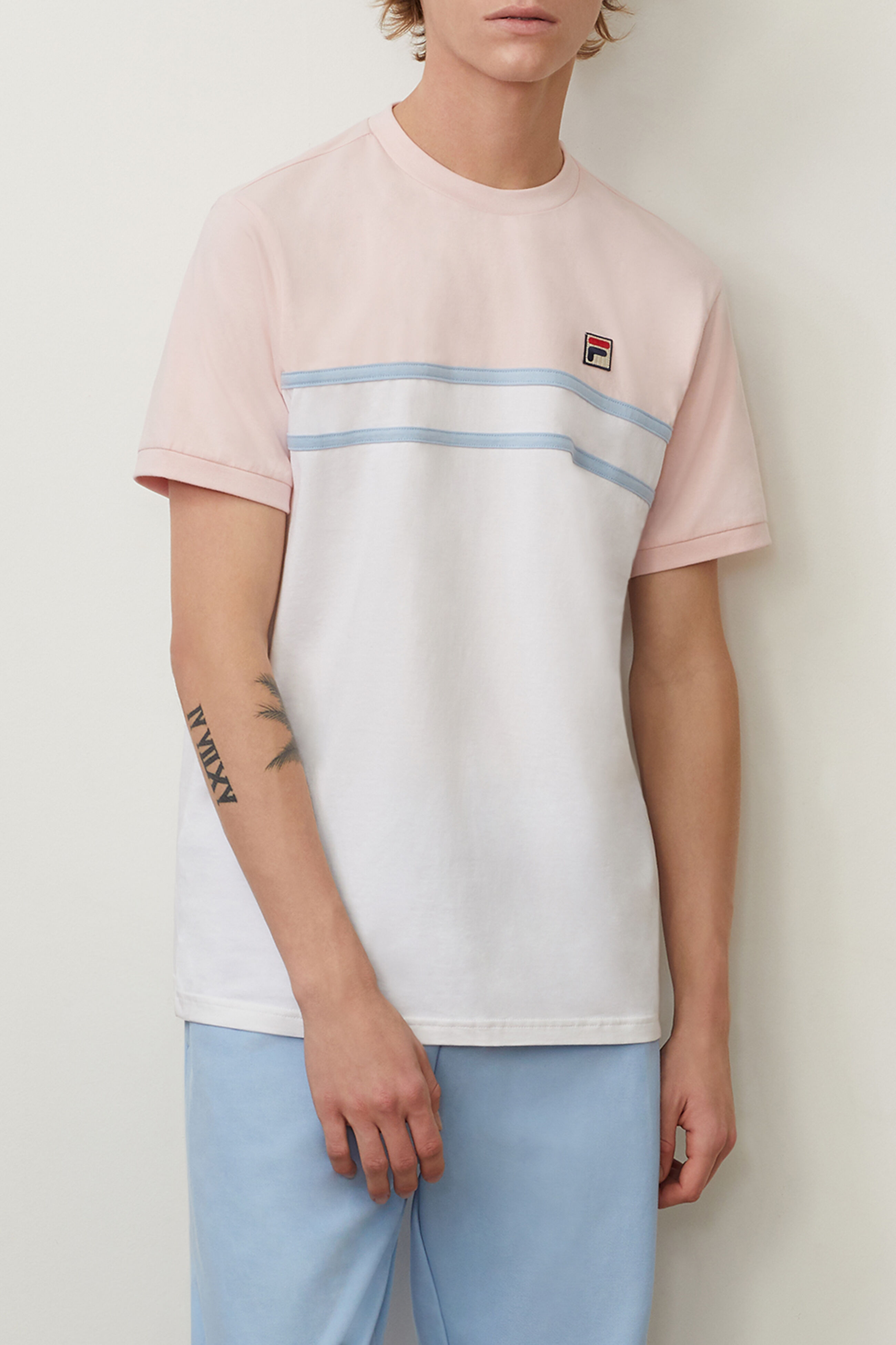 Fila tri color tee new arrivals