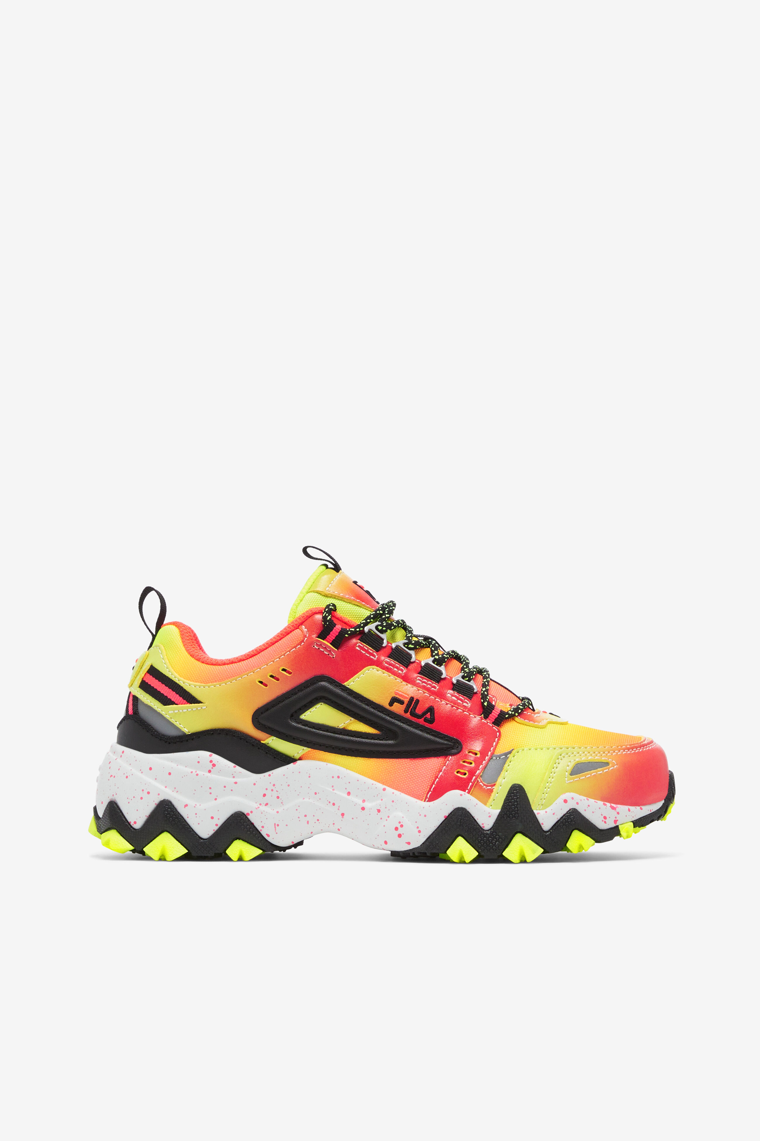 Fila yellow sneakers womens store