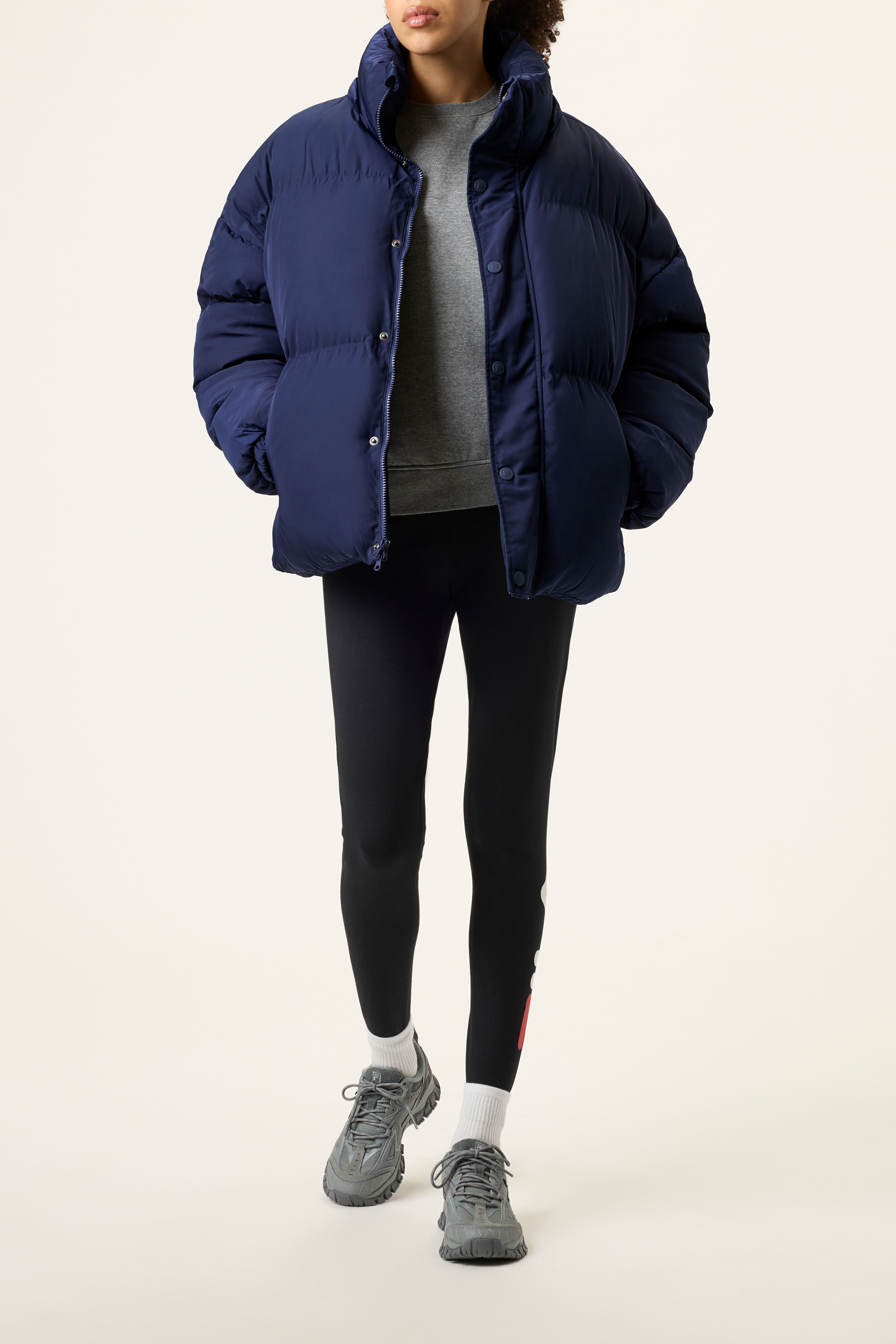 Fila navy puffer jacket clearance