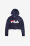 AITANA CROP VELOUR HOODIE