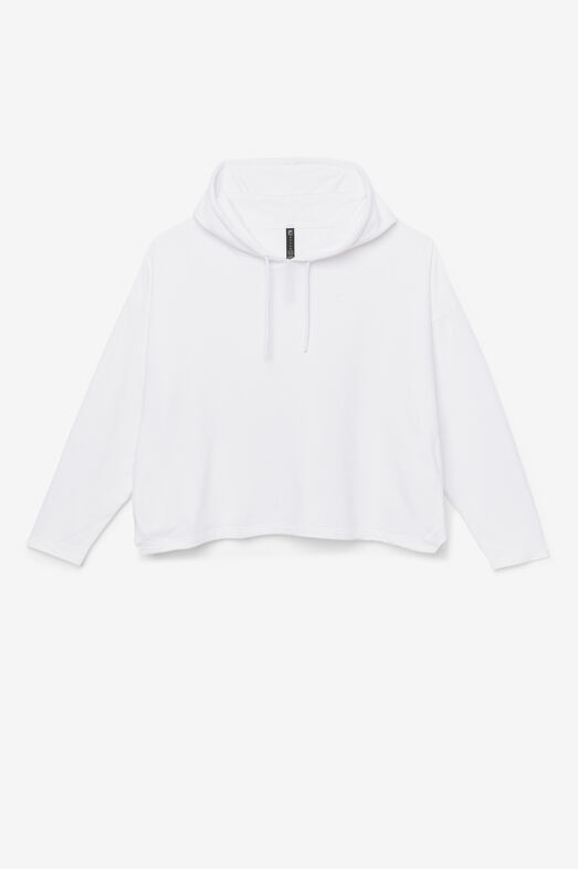 FI-LUX CROPPED HOODIE/WHITE/1XLarge