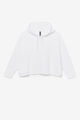 FI-LUX CROPPED HOODIE/WHITE/1XLarge