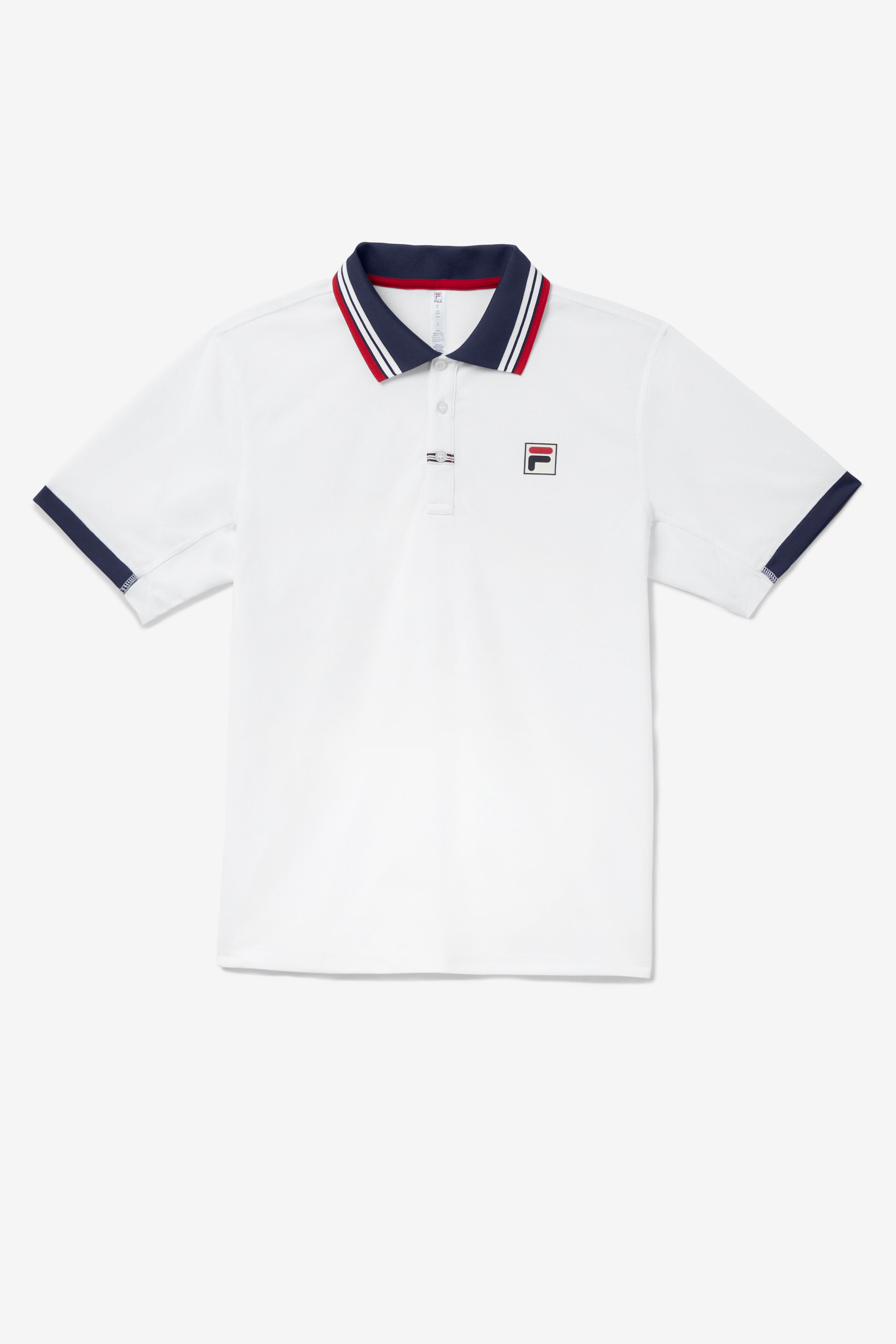 Fila white shop polo