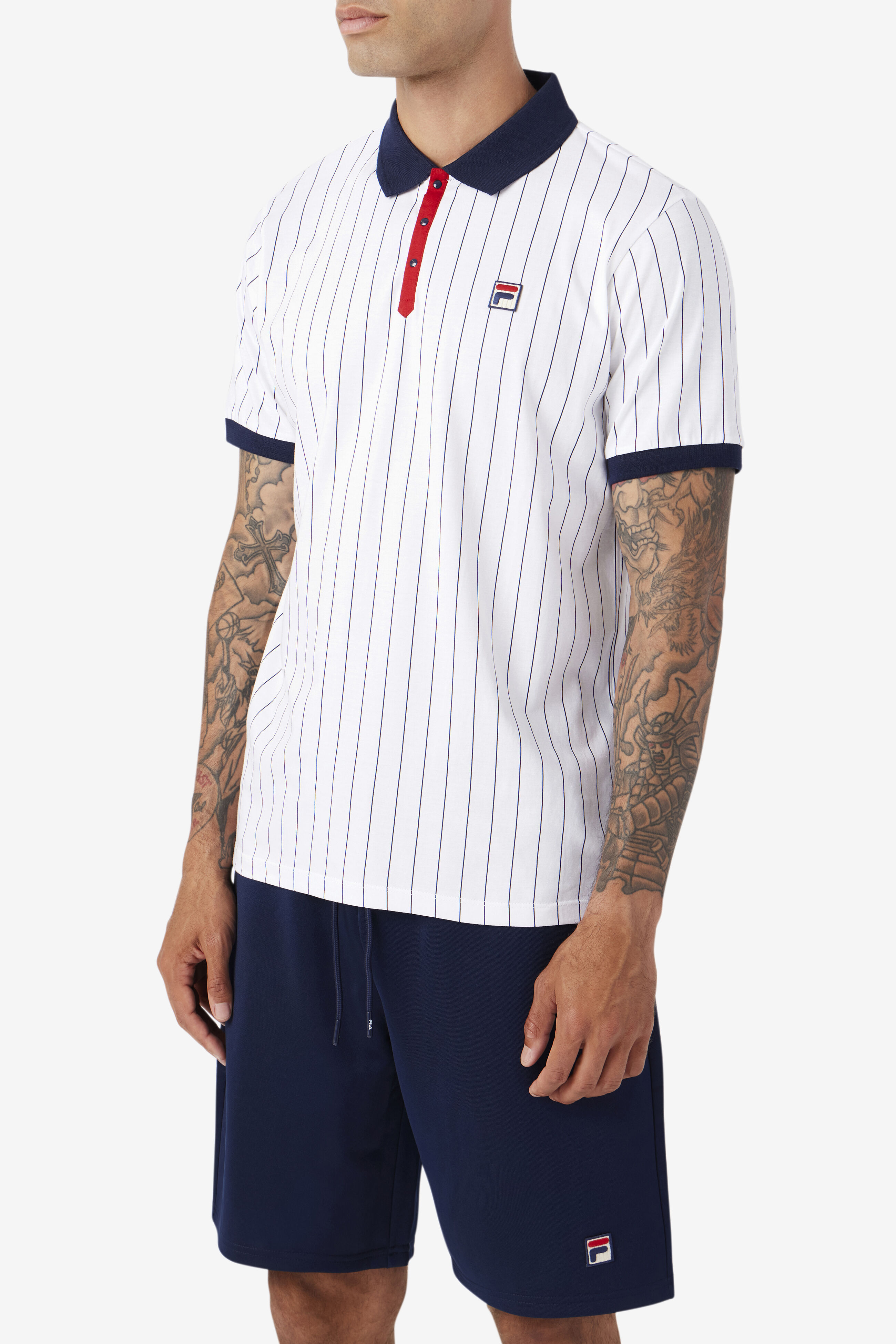 Fila striped shirt clearance