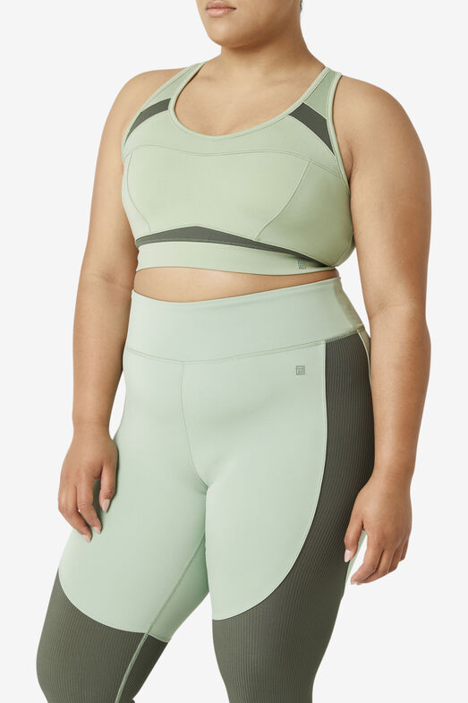 UPLIFT RACERBACK SPORTS BRA/BASIL/THYM/1XLarge