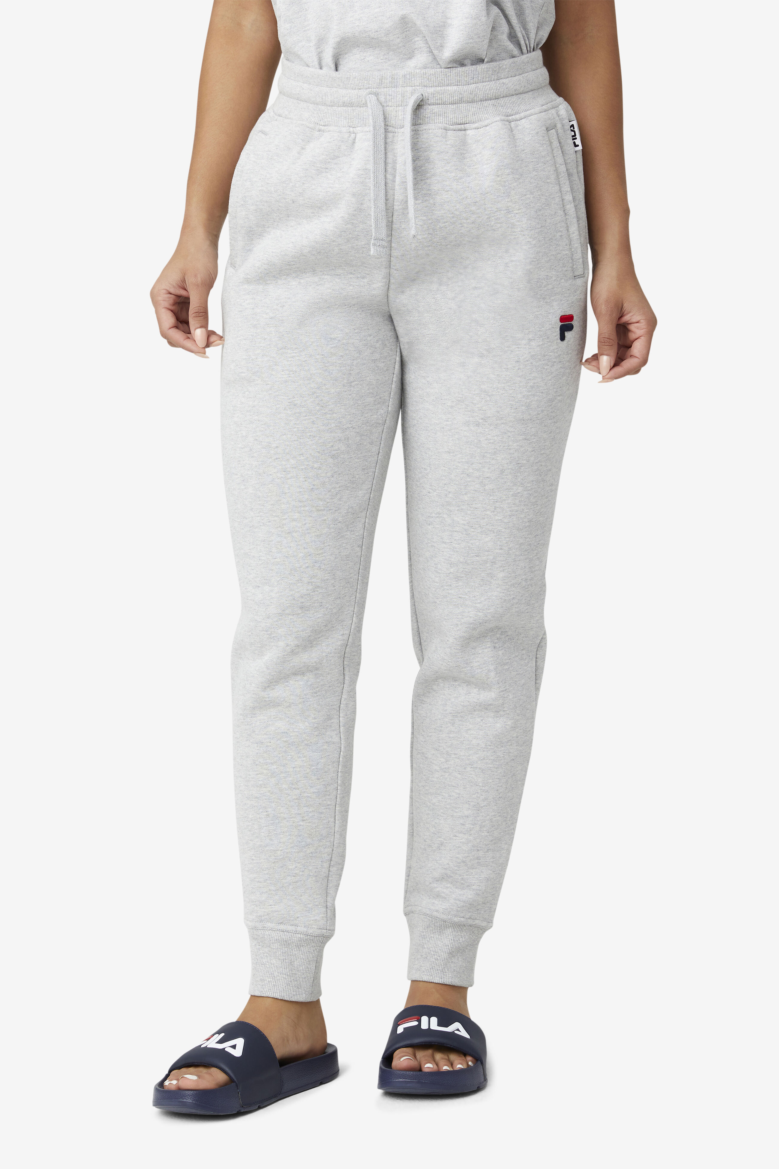 Grey fila sweatpants on sale