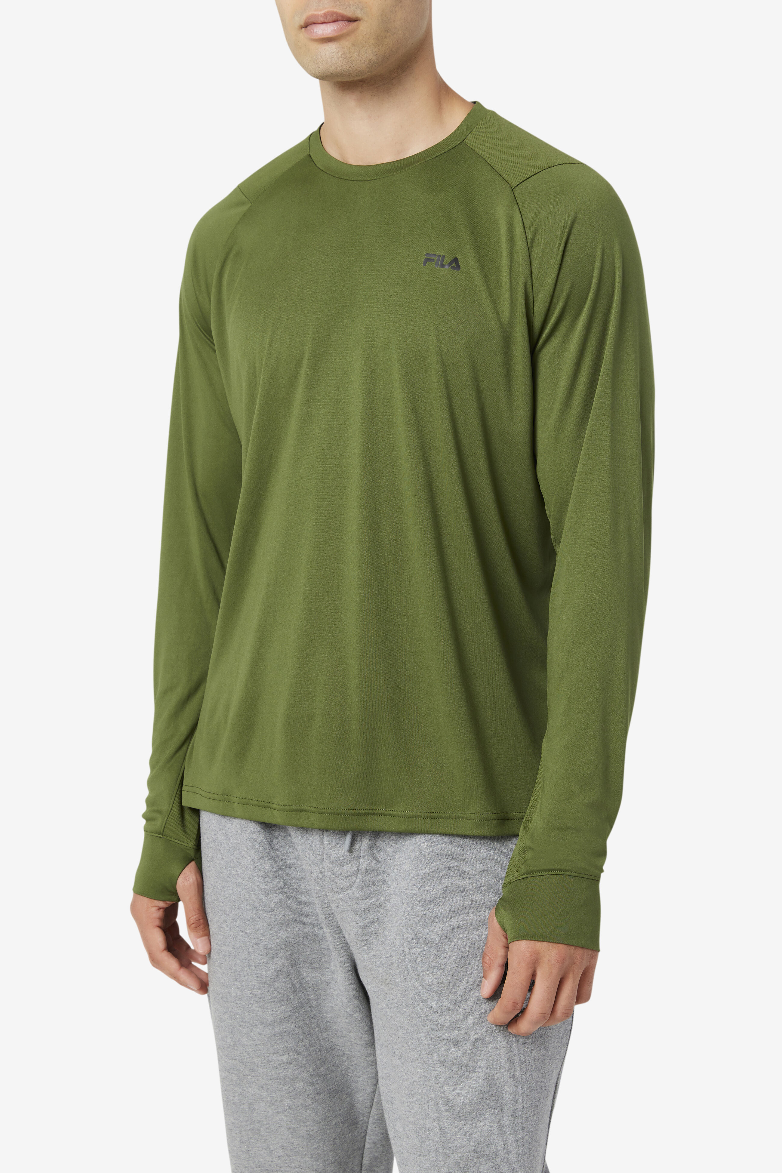 Jazam Men s Long Sleeve Crew Neck T shirt Fila