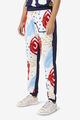 THE MUSEUM PRINTED PANT/PEAC/WHT/CRED/Triple Extra Large