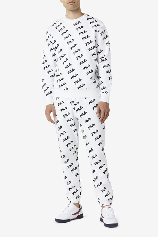 DIAGONAL JOGGER/WHITE/Large