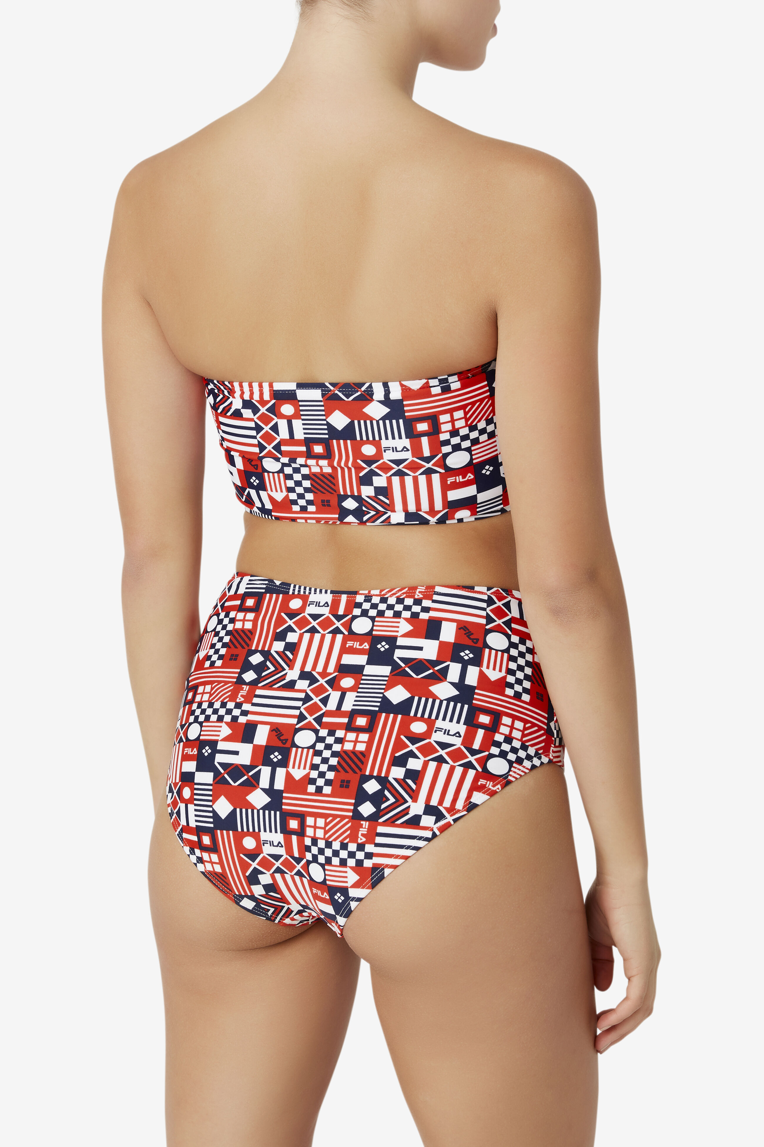 Lu Two Piece Bandeau Bikini Fila