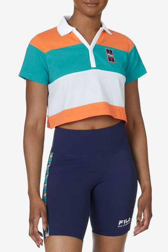 FILA X DVRX CROPPED SS POLO