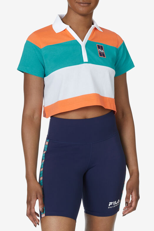 FILA X DVRX CROPPED SS POLO