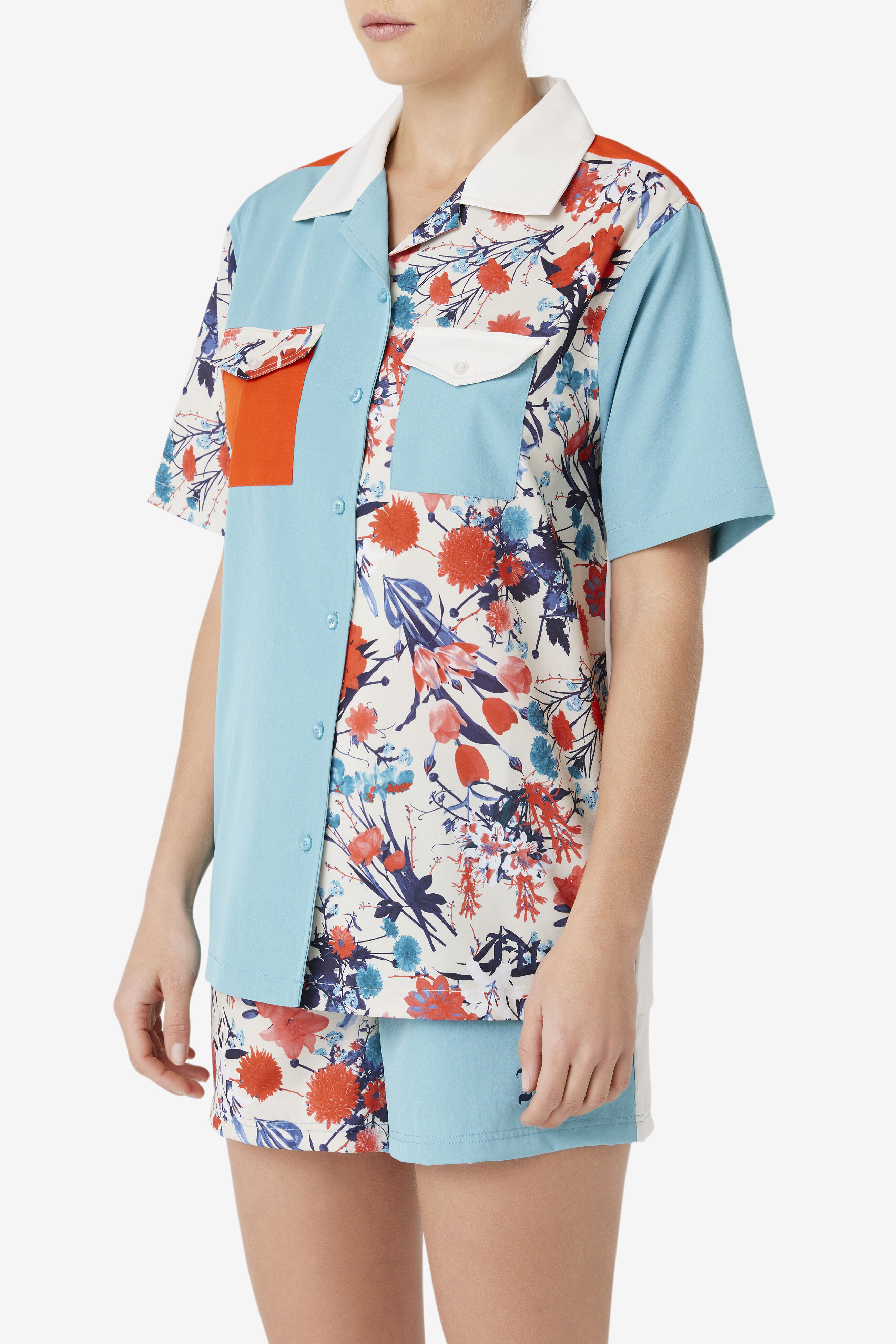 Fila button top up shirt