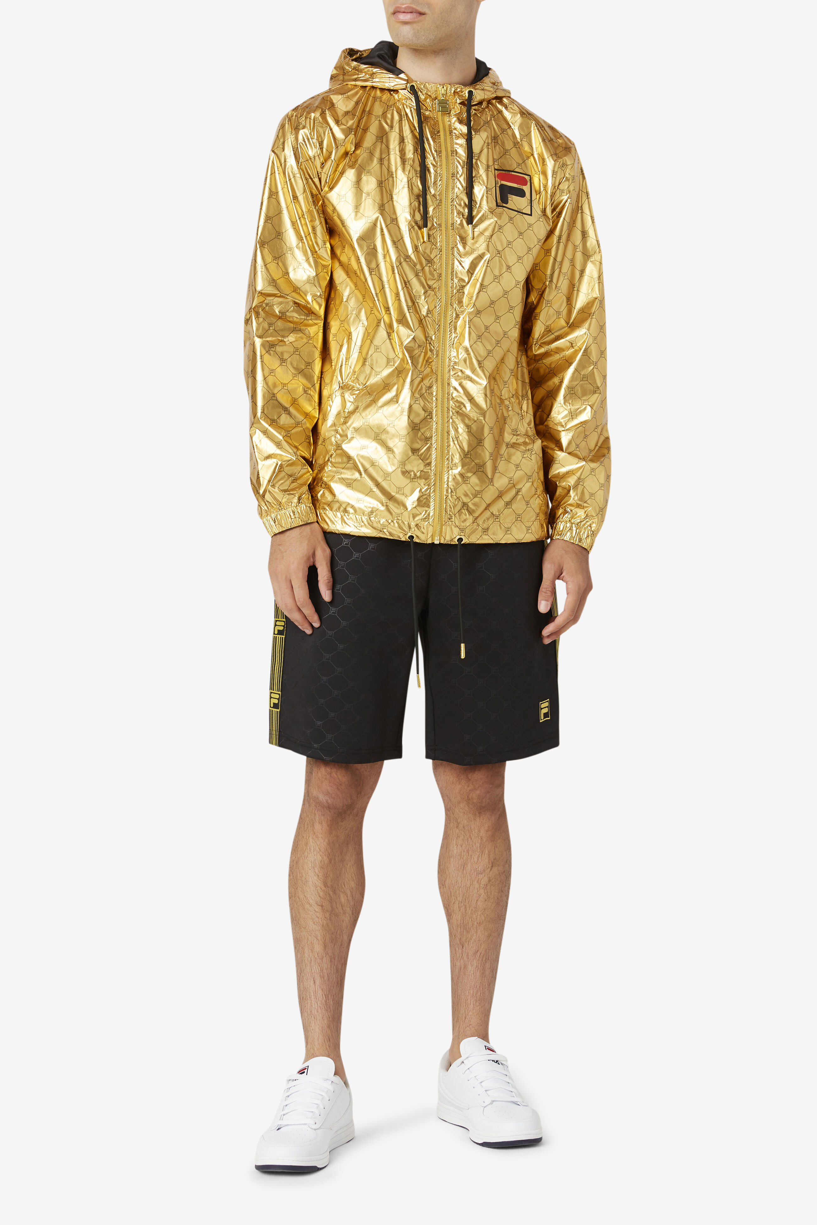 Gold fila deals jacket