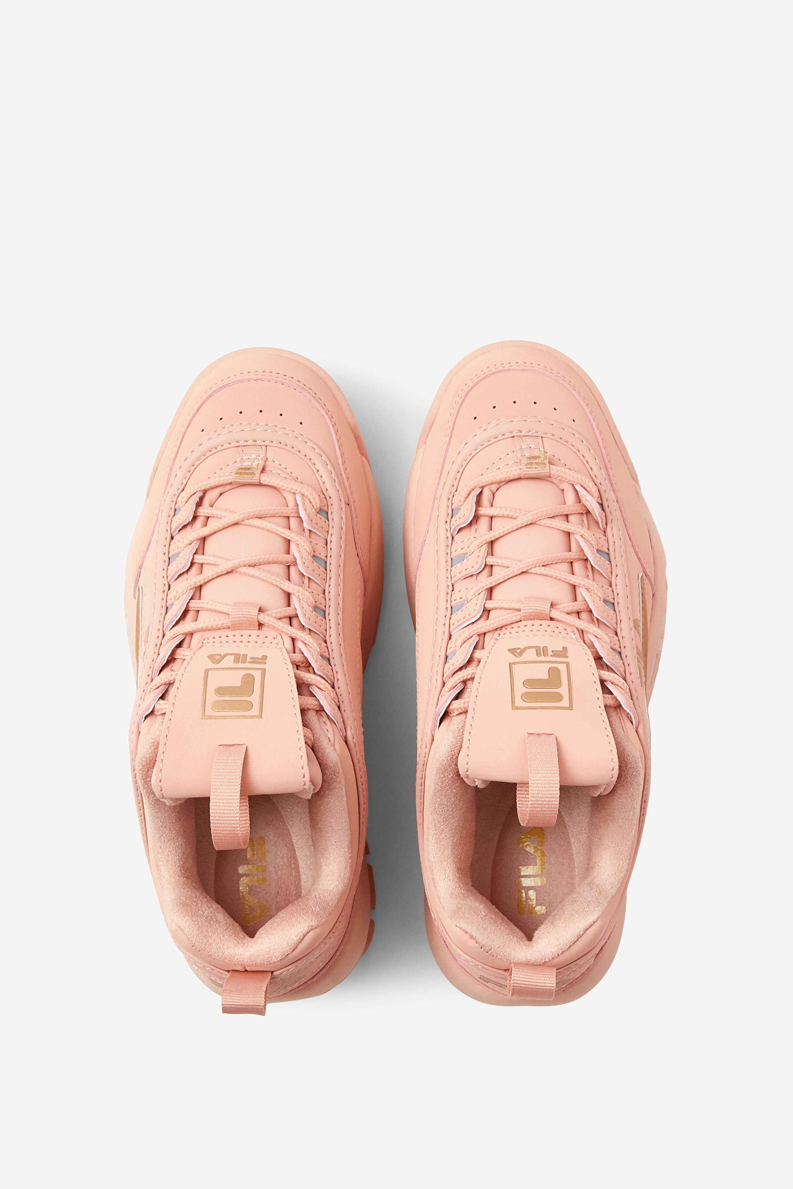 Pink fila with roses hotsell