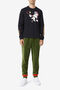 PATERSON X FILA LONG SLV TEE/BLACK/Large