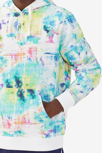 TIE PRINTED HOODIE