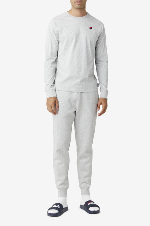 FLYNN LONG SLEEVE TEE/LTGREY/XXL