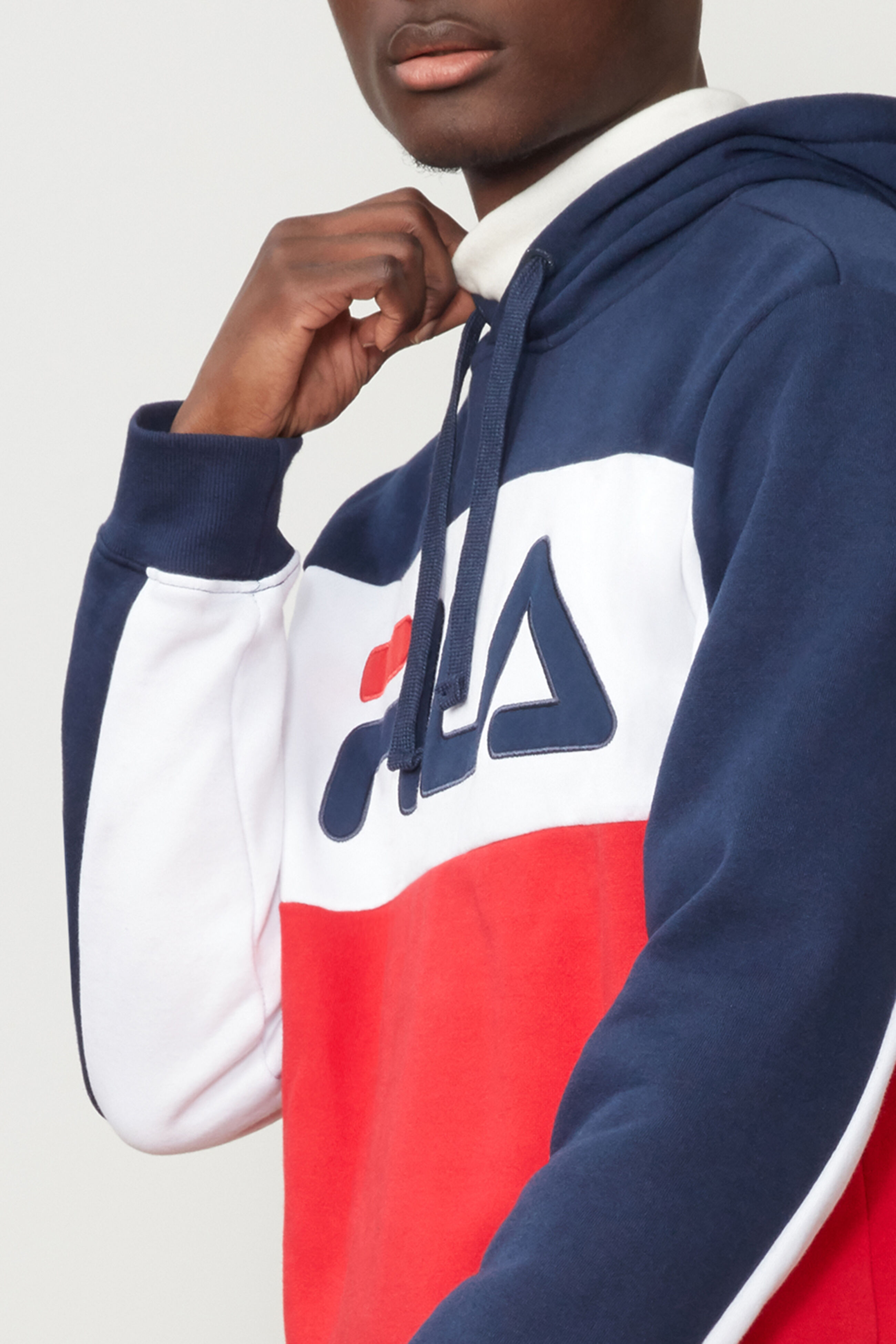 Fila tri cheap color hoodie