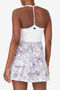 FOUL LINE HALTER DRESS