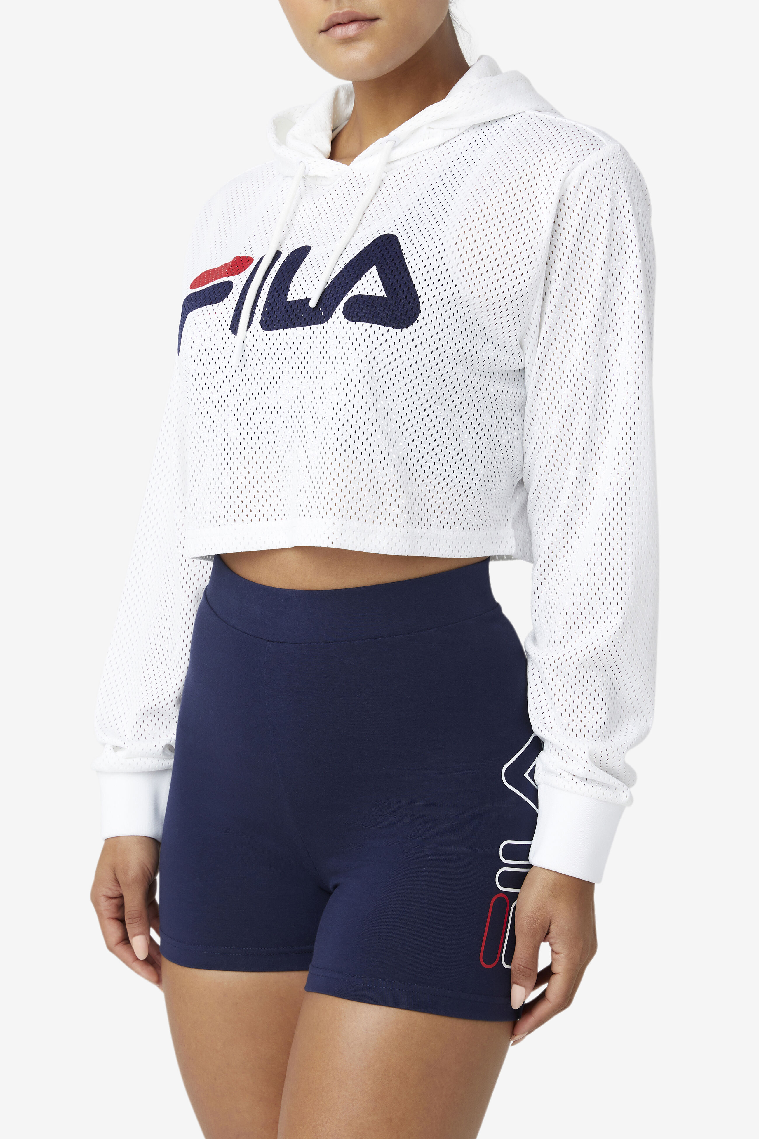 Crop top hoodie fila shop