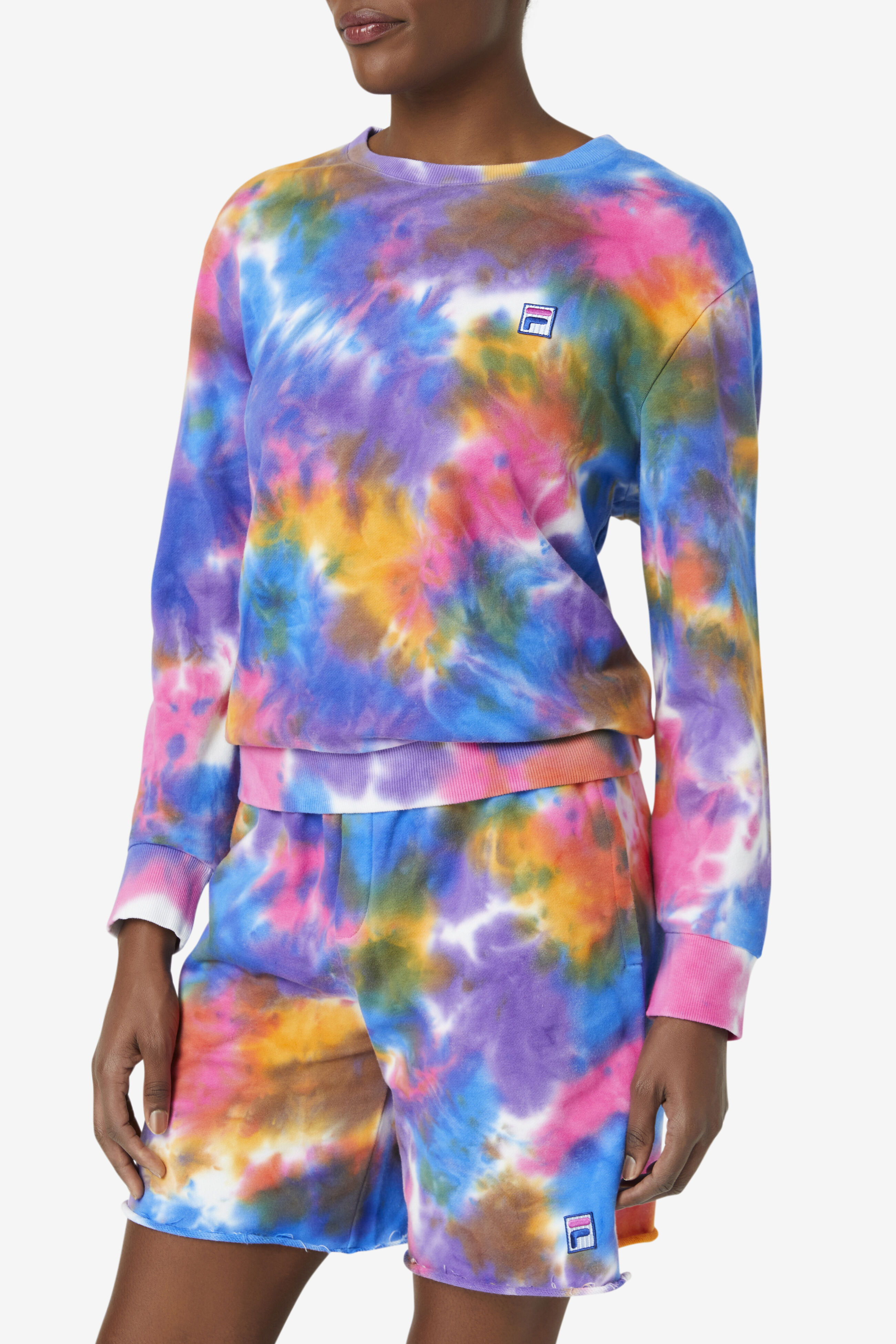 Fila tie shop dye hoodie