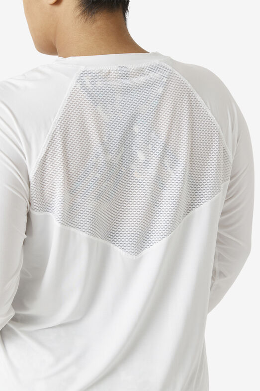 MESH BLOCKED LONG SLEEVE