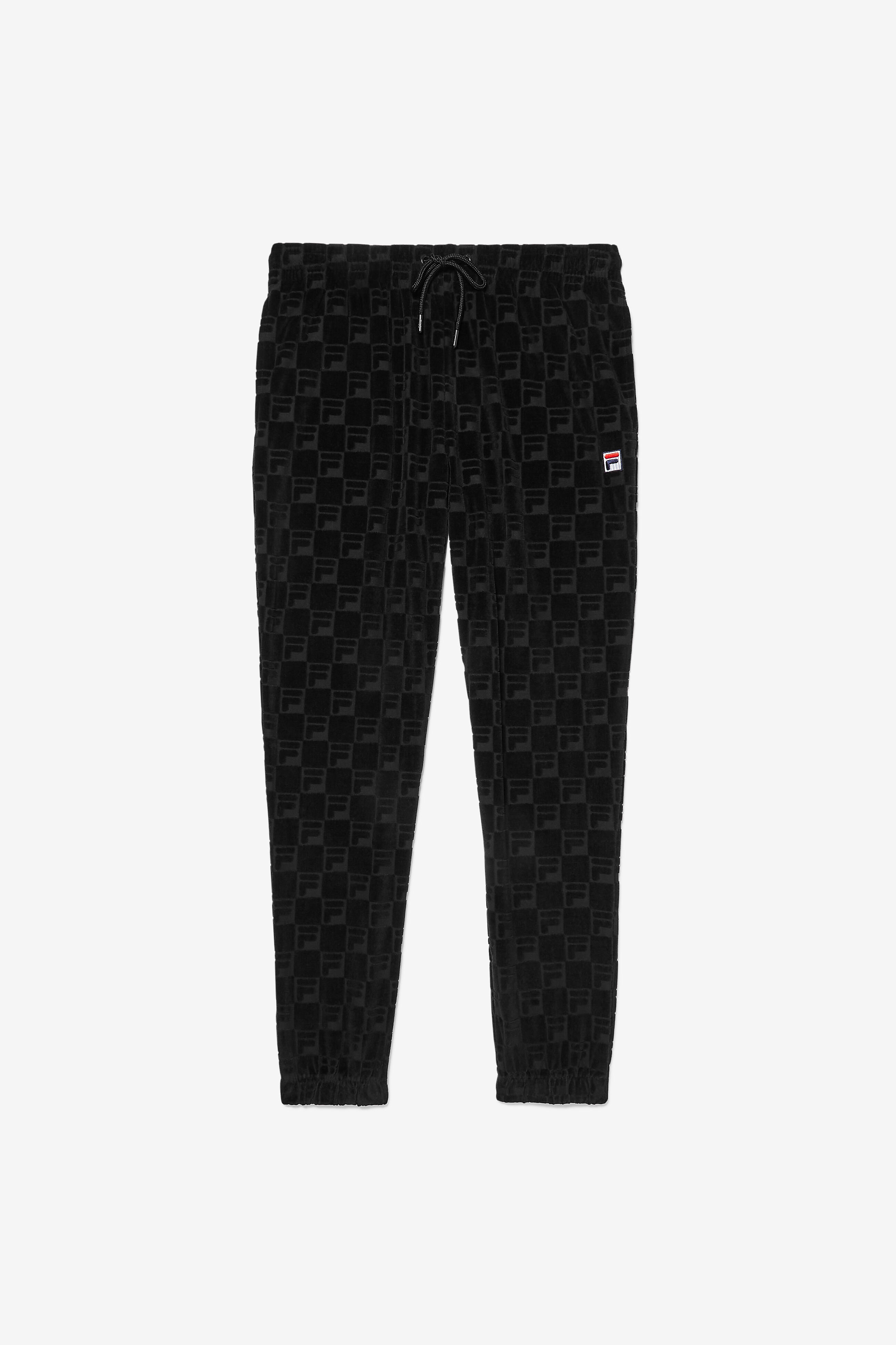 Fila velvet track pants store