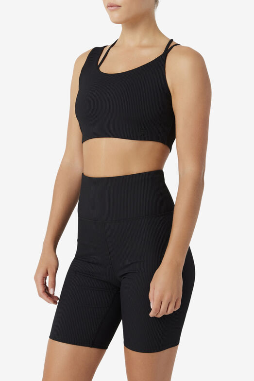 TEENA BRA TOP/BLACK/Large
