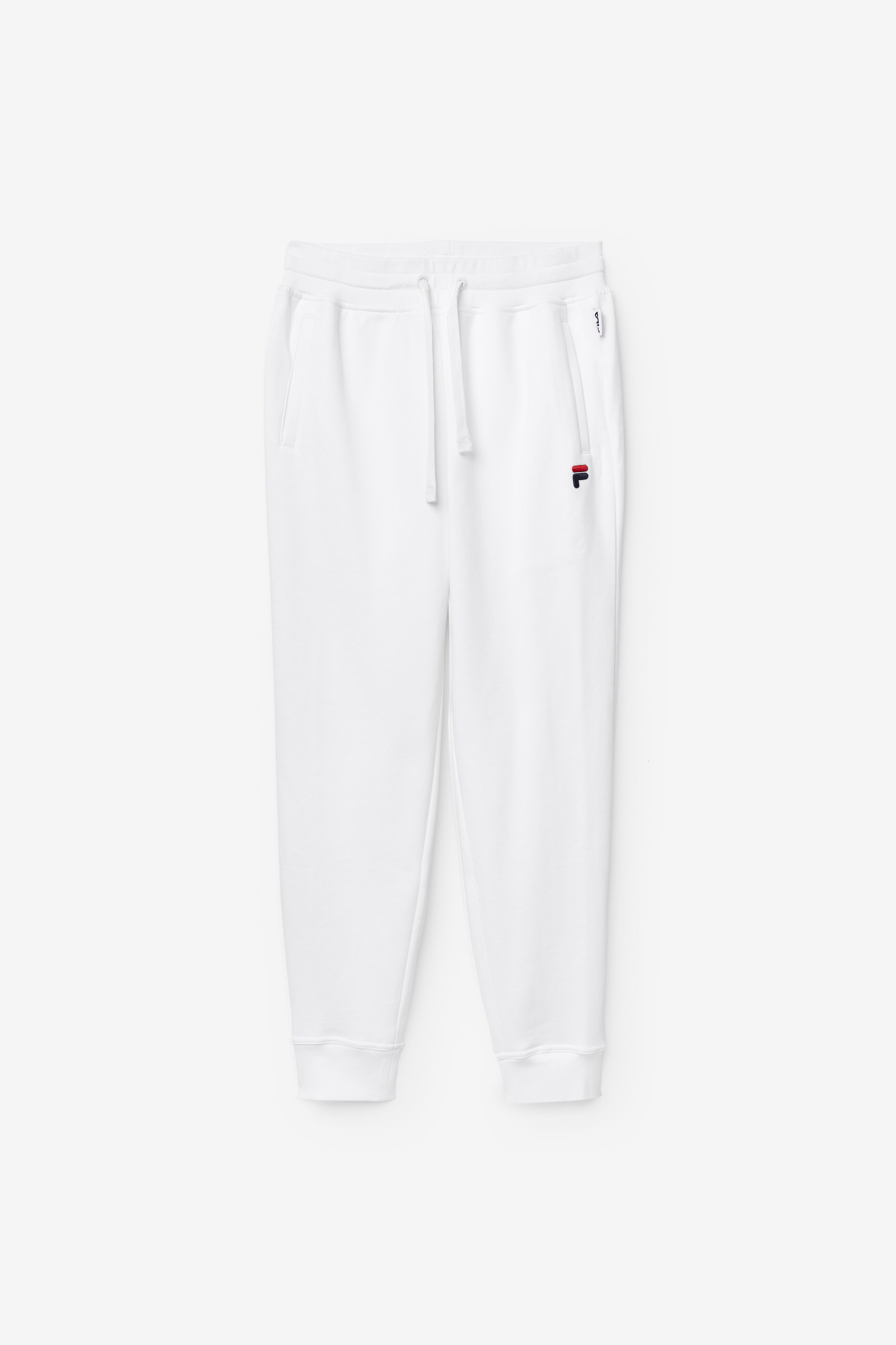 White best sale fila joggers