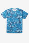 SHORT SLEEVE PRINTED CREW