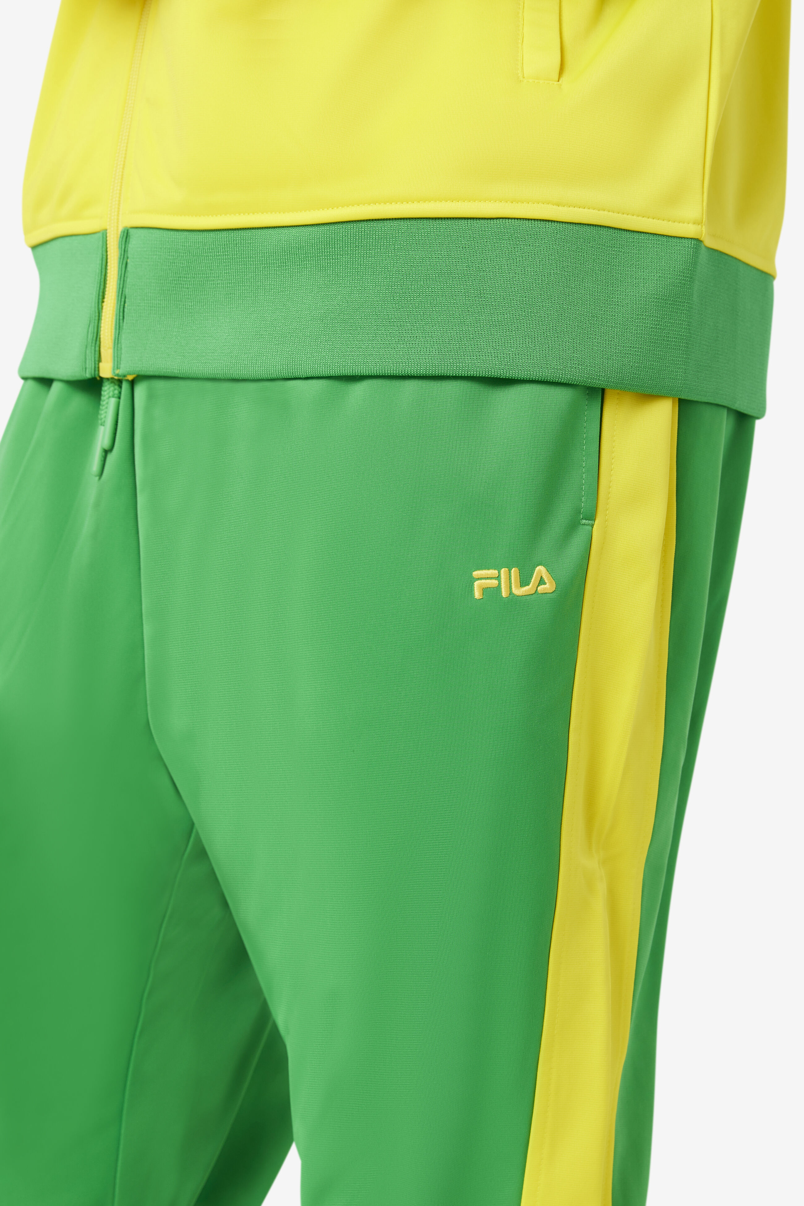 Yellow fila pants online