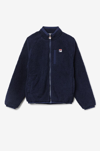 YURI RAGLAN SHERPA/PEACOAT/Large