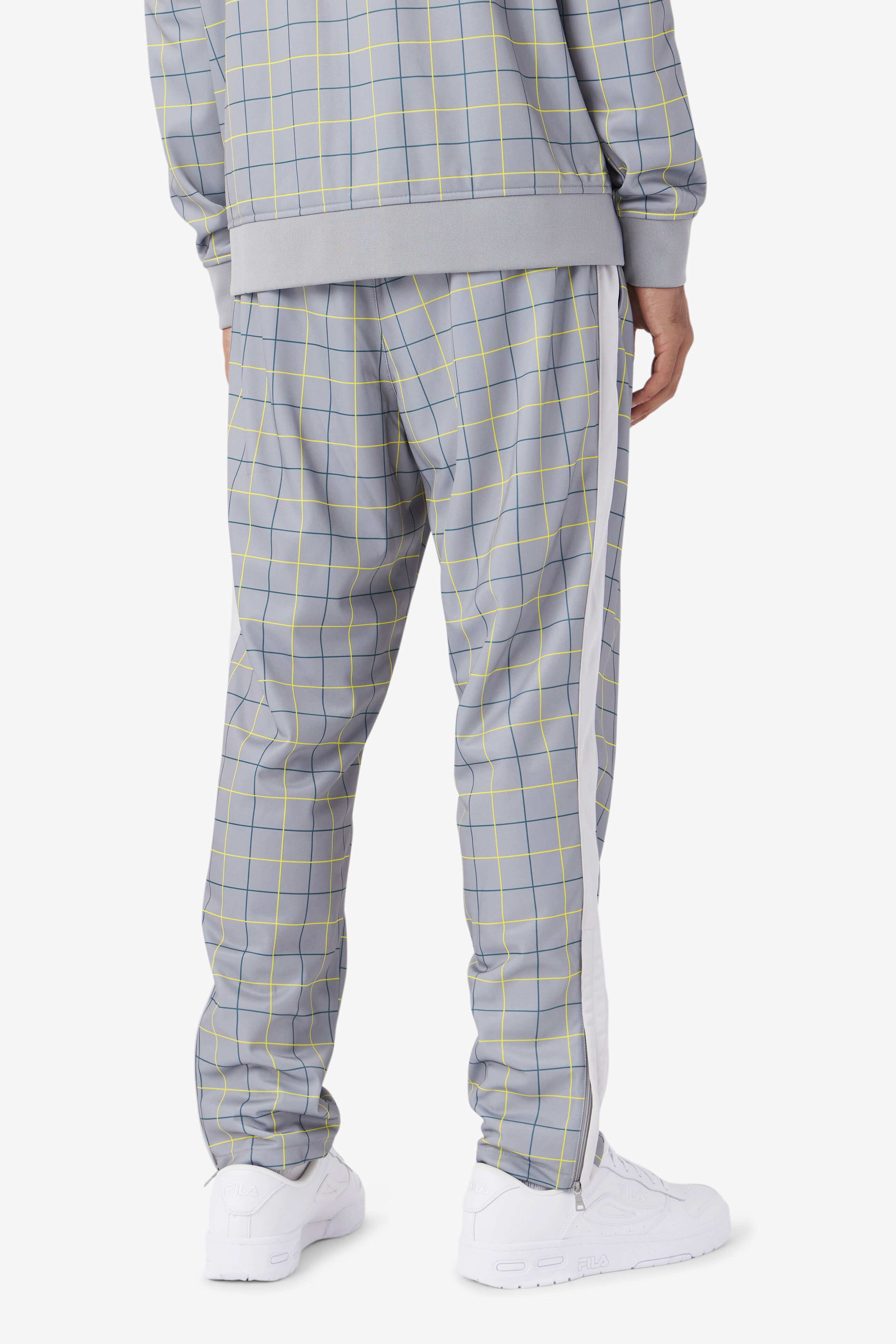 Fila checkered pants discount