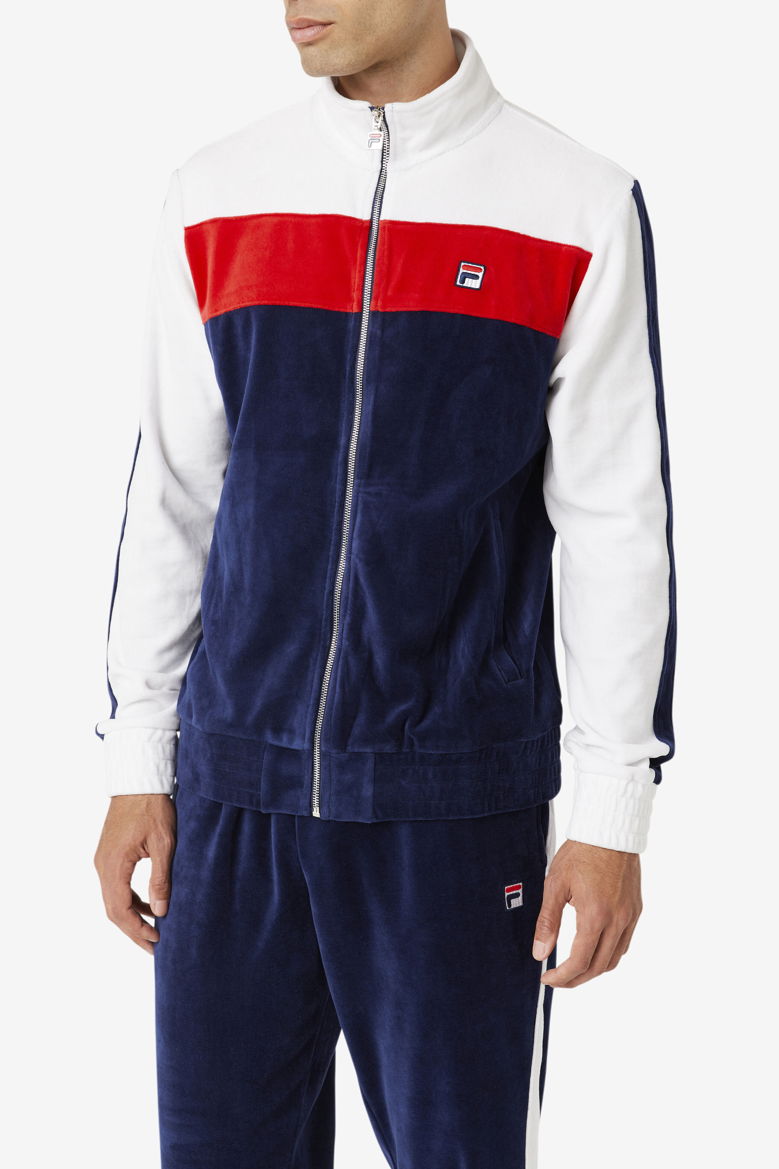 Fila men s shop velour jacket
