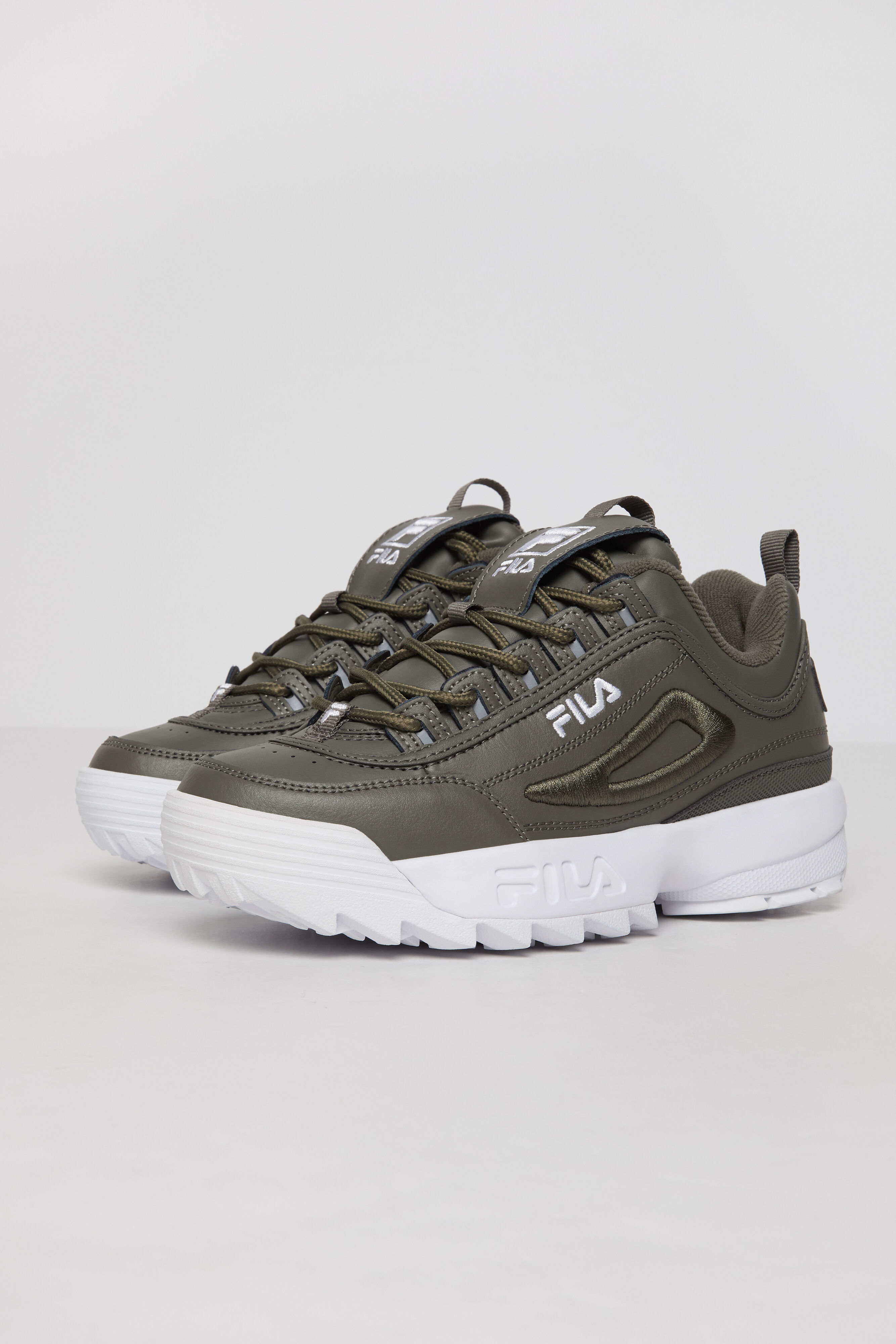Fila disruptor 2 khaki on sale