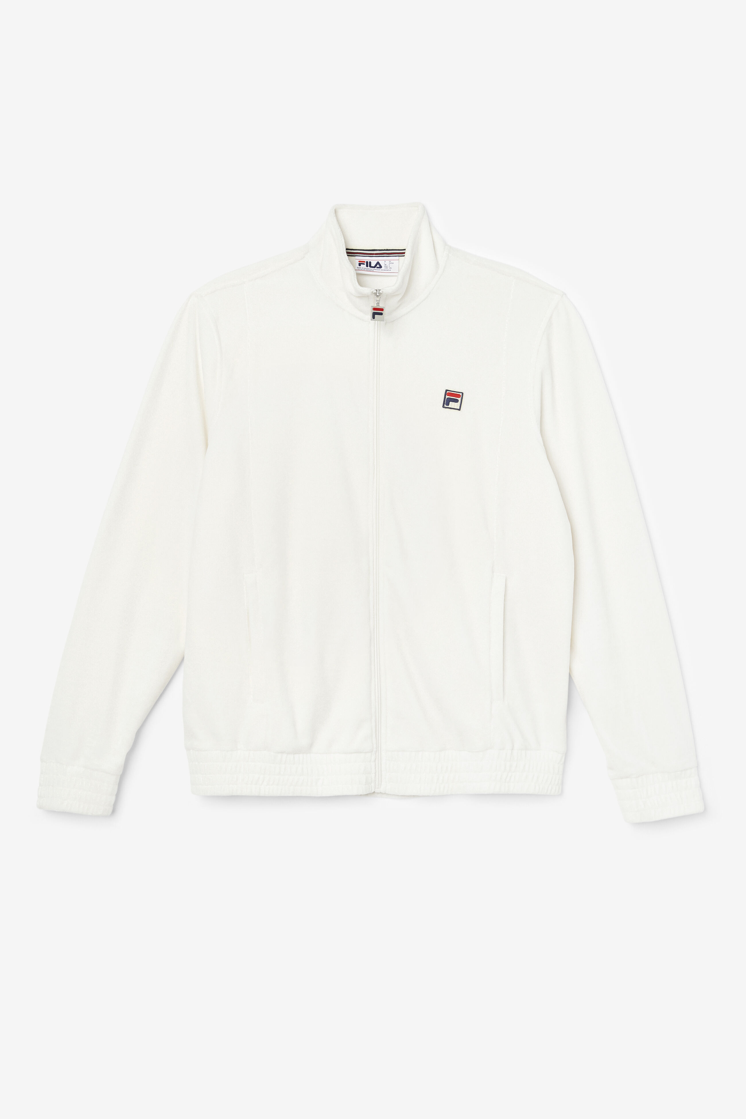 Men s Zip Up Velour Jacket Fila