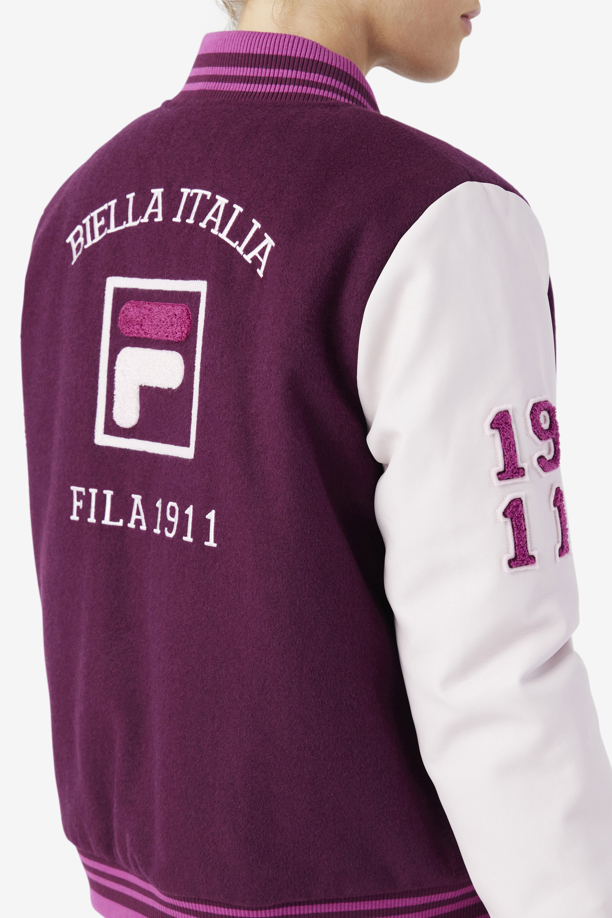 Fila wool jacket sales