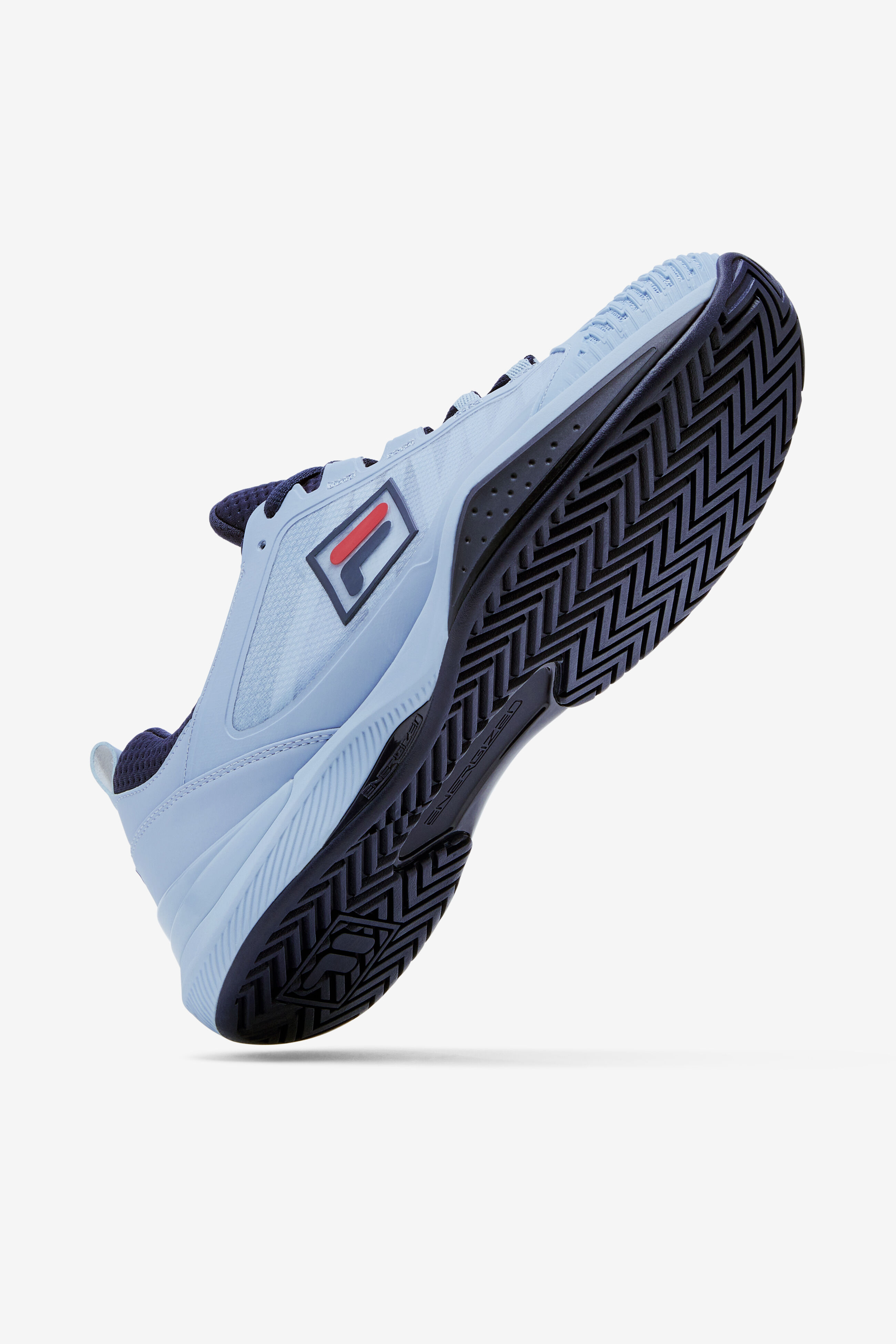Blue fila sale tennis shoes